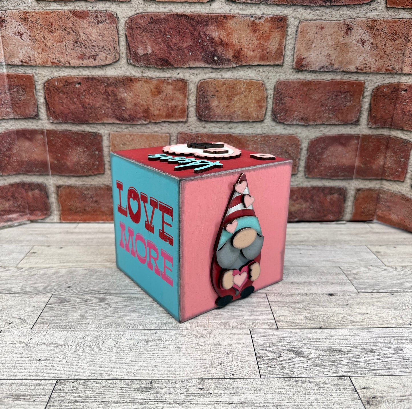 Painted Valentine Block