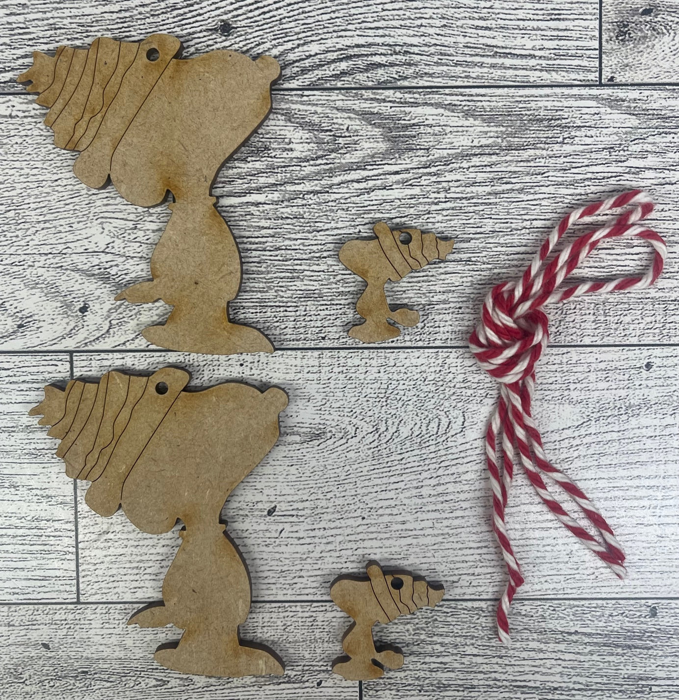 Peanuts Christmas Tree Farm - Peanuts Gang Cutout unpainted wood ready for you to paint