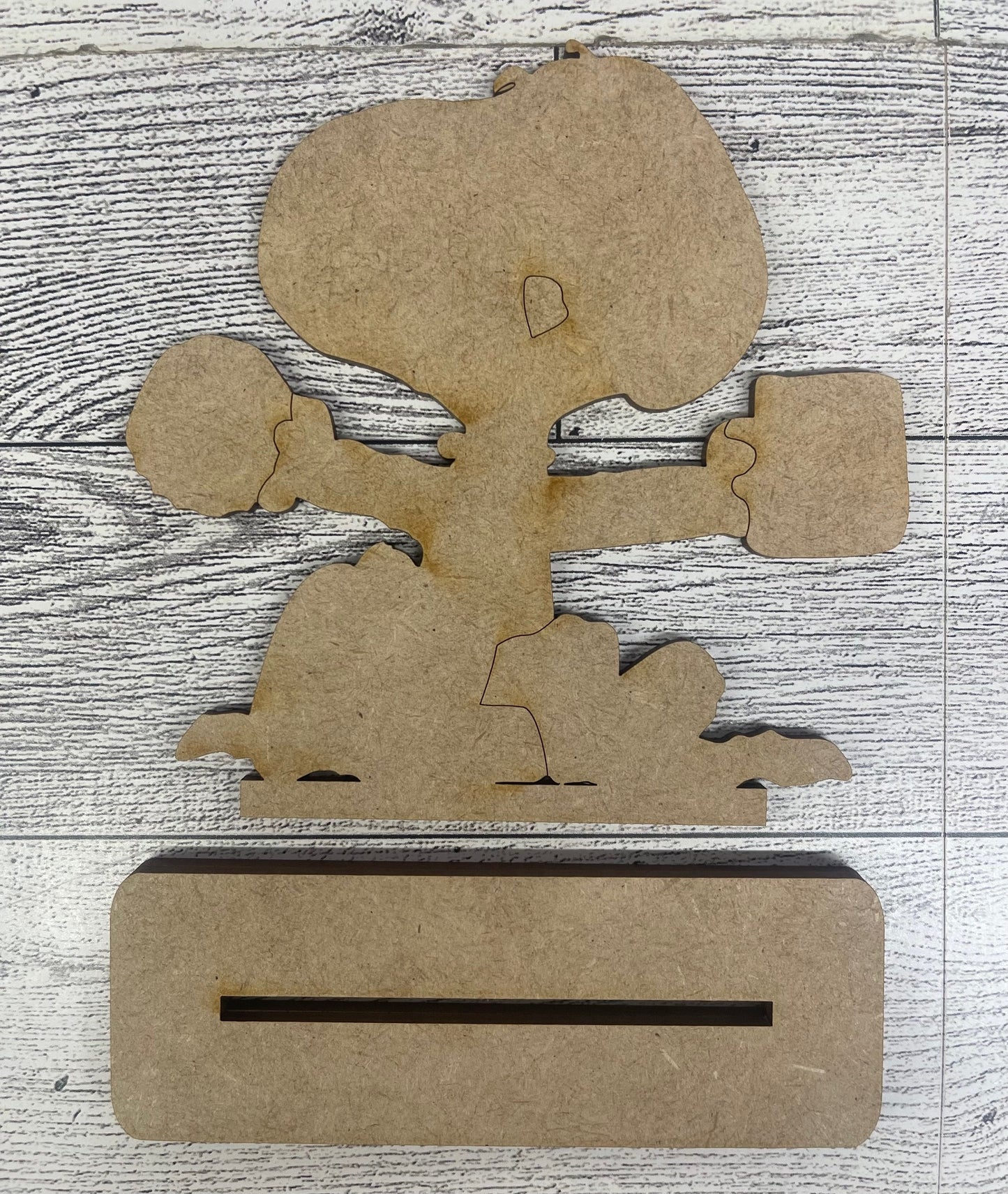 Snoopy Holiday Treats - Cookies & Cocoa- Peanuts Gang Cutout unpainted wood ready for you to paint