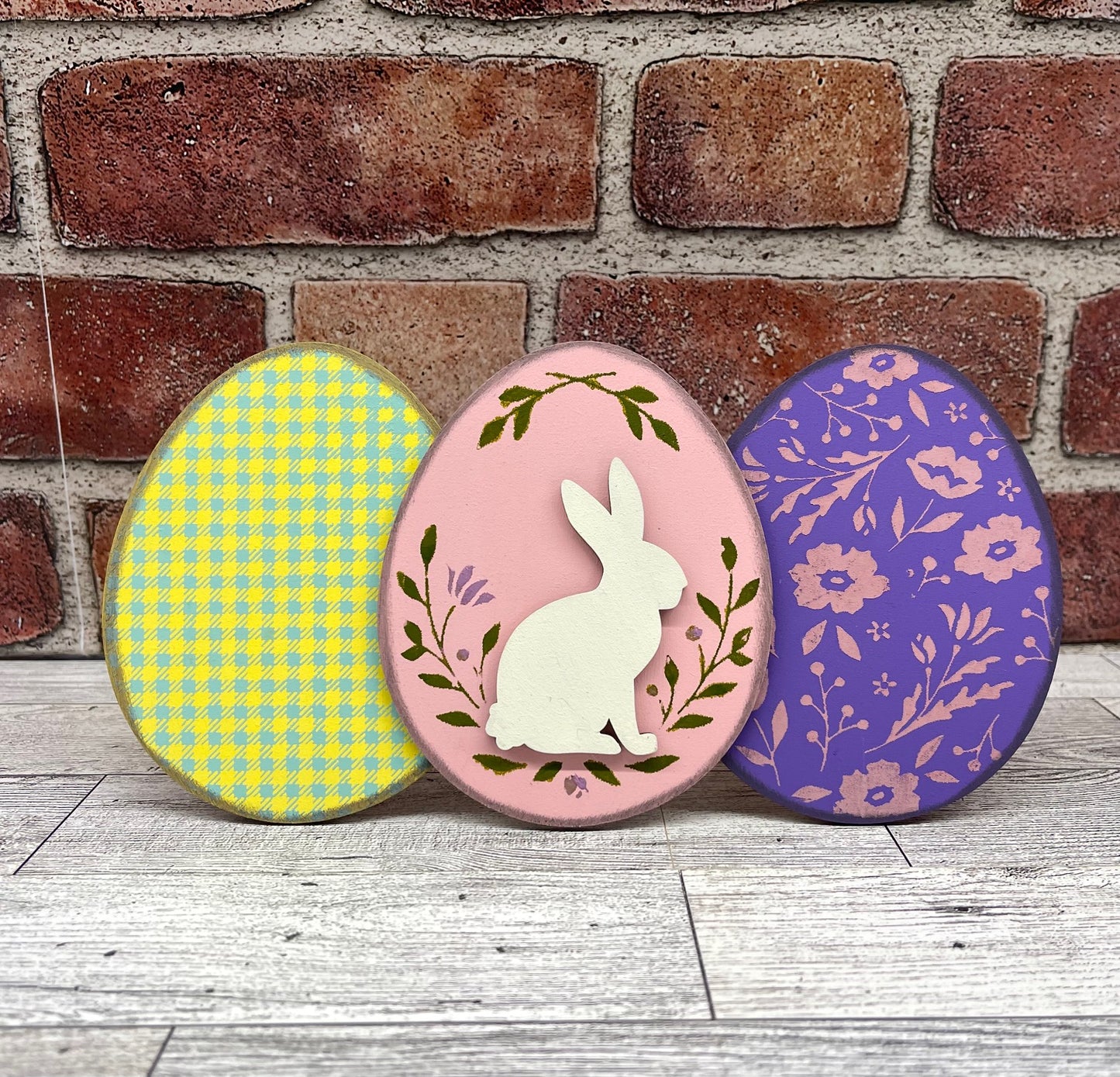 Easter Egg Stander unpainted wood cutouts - ready for you to paint