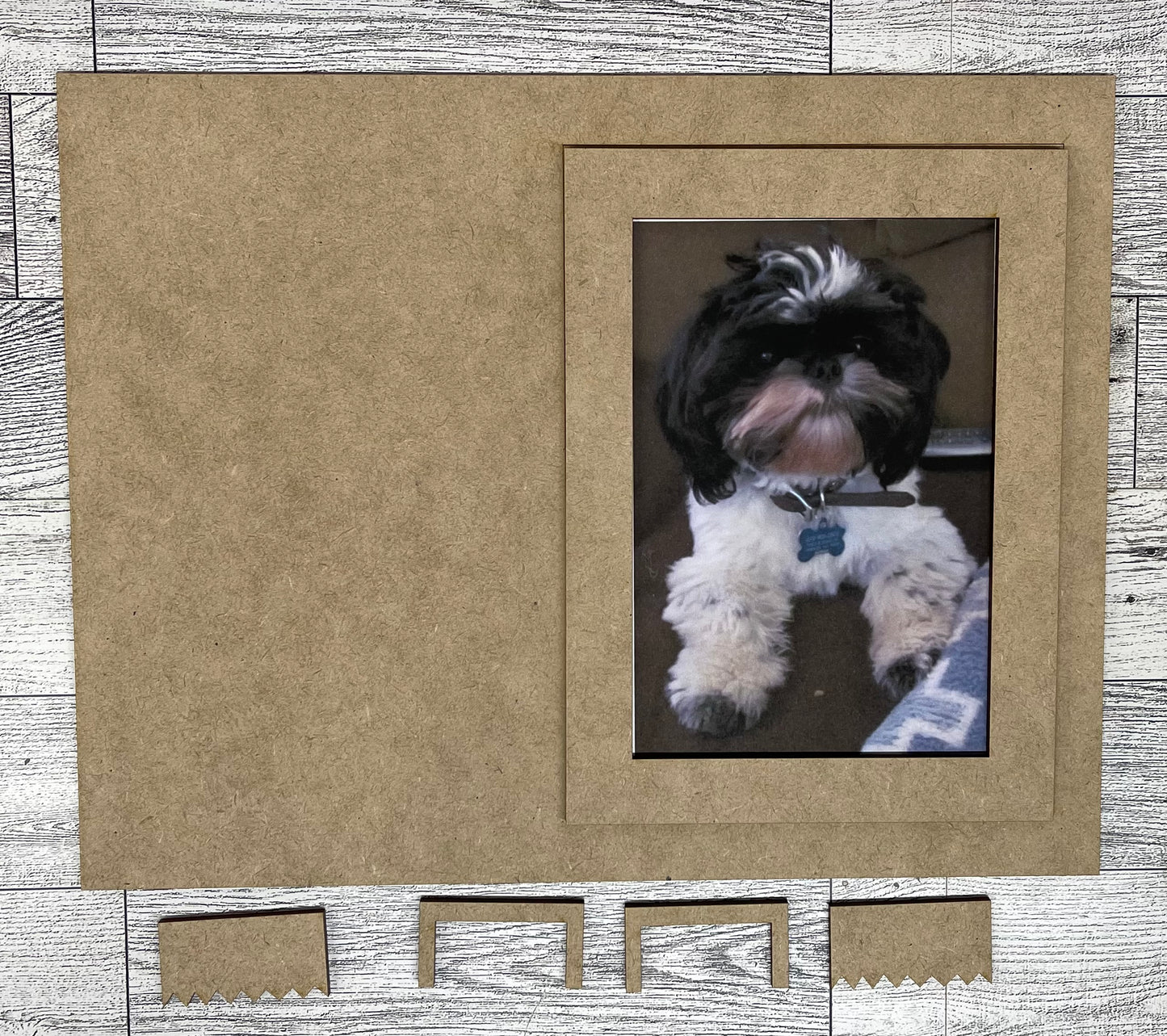 I loved you your whole life - Memorial sign with easel and sawtooth hangers - unpainted wooden cutouts, ready for you to paint