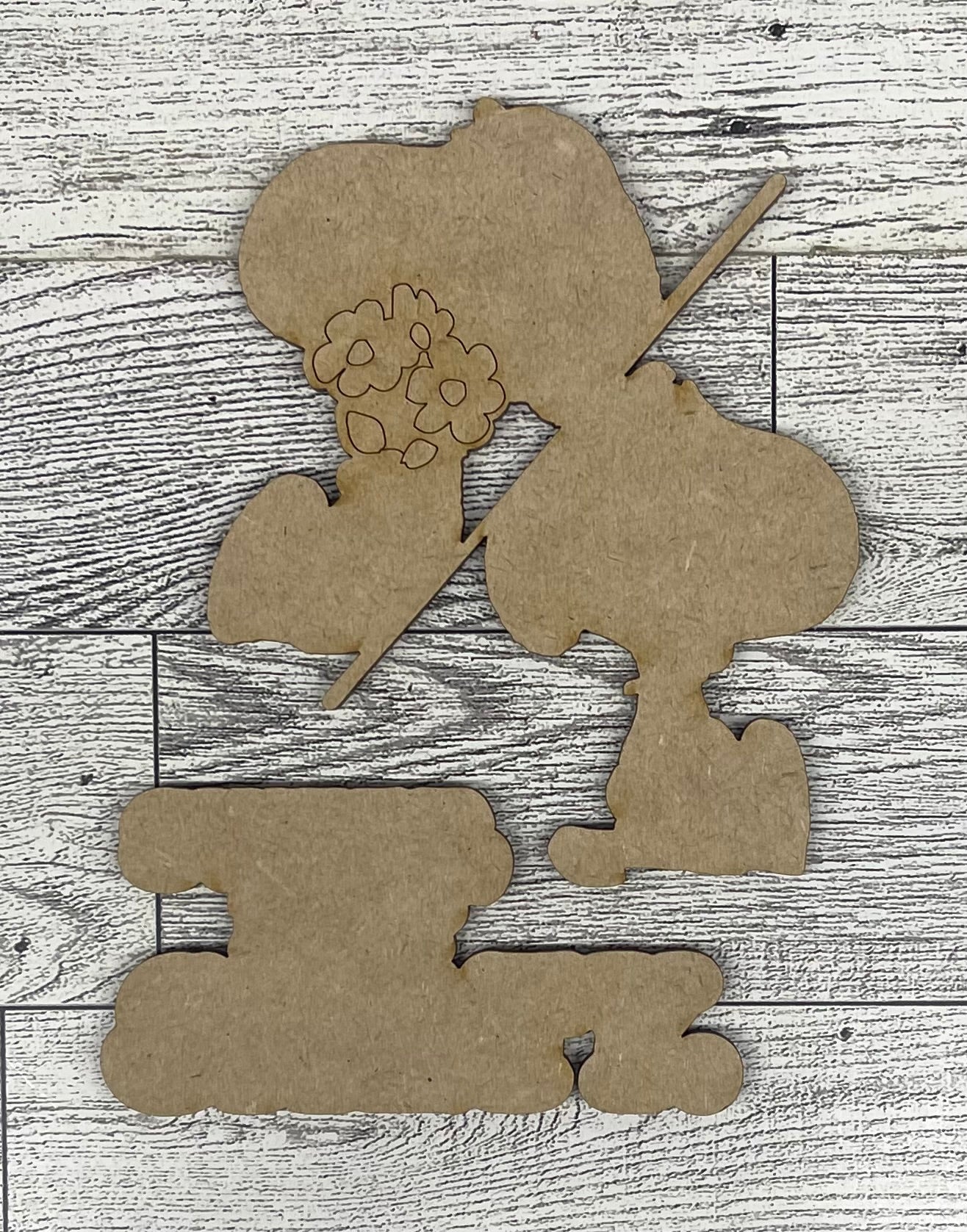 Peanuts Valentines Sweet but Salty Cutouts Only unpainted wood ready for you to paint