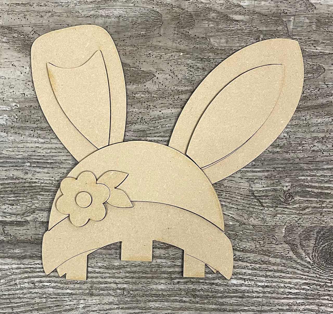 Easter Gnome Changeable Door Sign cutouts - unpainted wooden cutouts, ready for you to paint