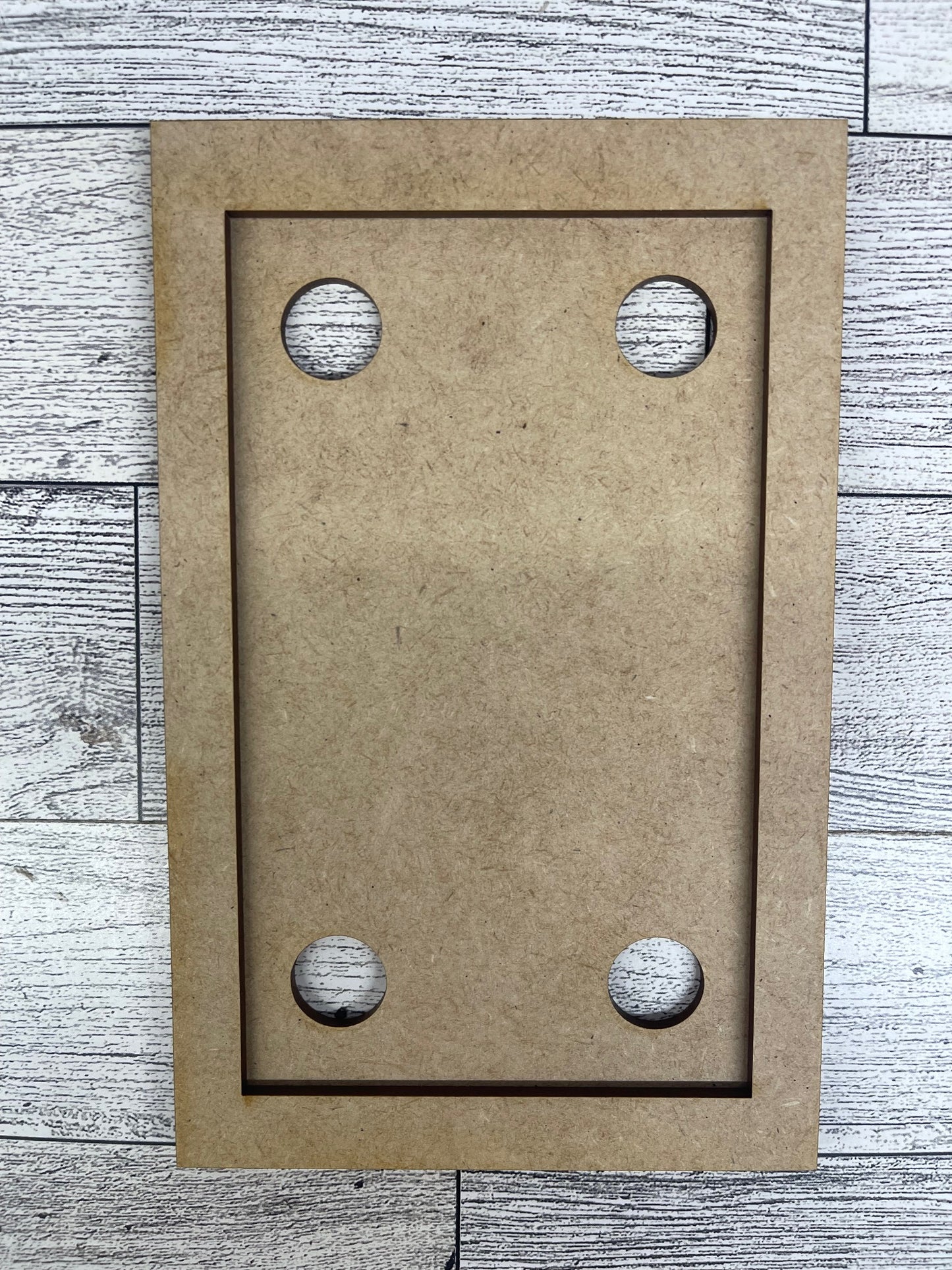 Cottage Cabinet Base - unpainted wooden cutouts, ready for you to paint