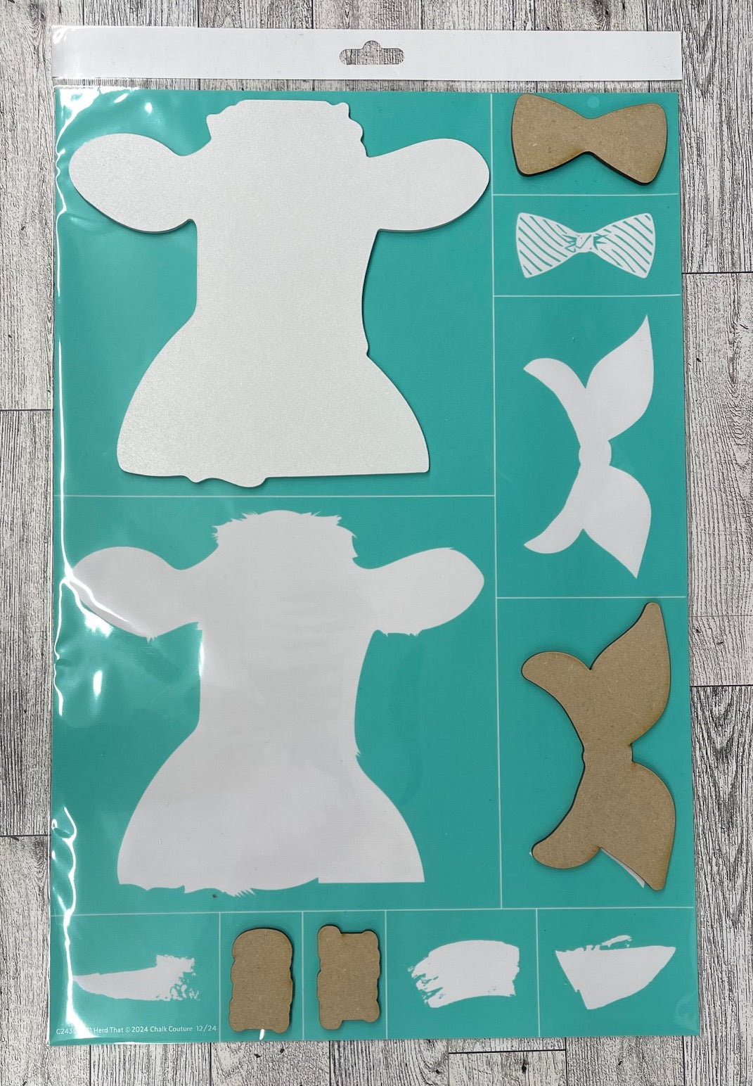 Herd That - Cow Cutouts, unpainted wooden cutouts - ready for you to paint
