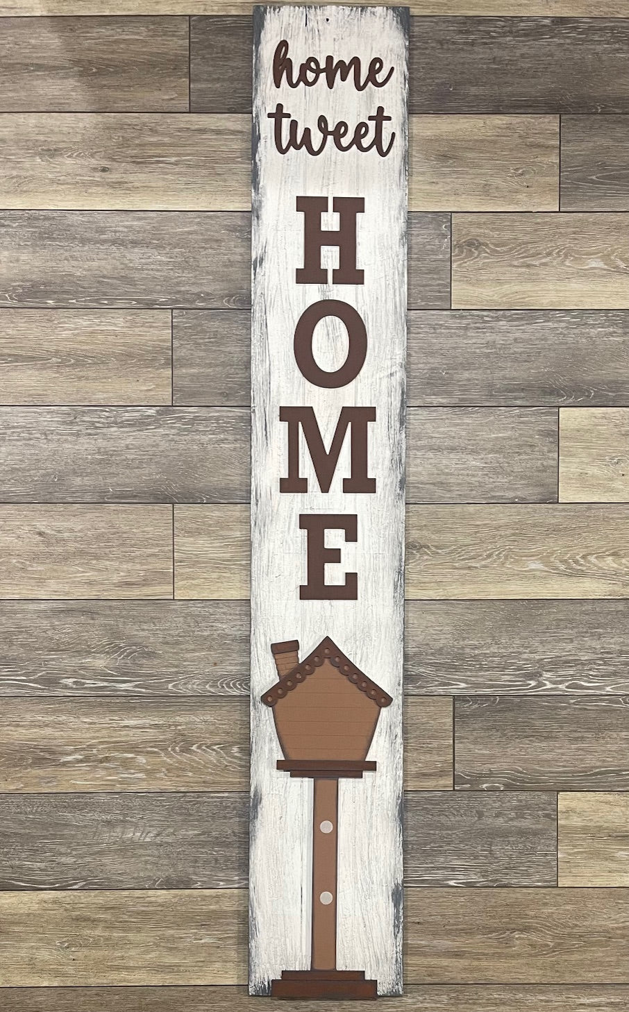 St. Patrick's Day Birdhouse changeable standing kit only - wood pieces, unpainted wood cutouts, ready for you to paint, sign backer is not included
