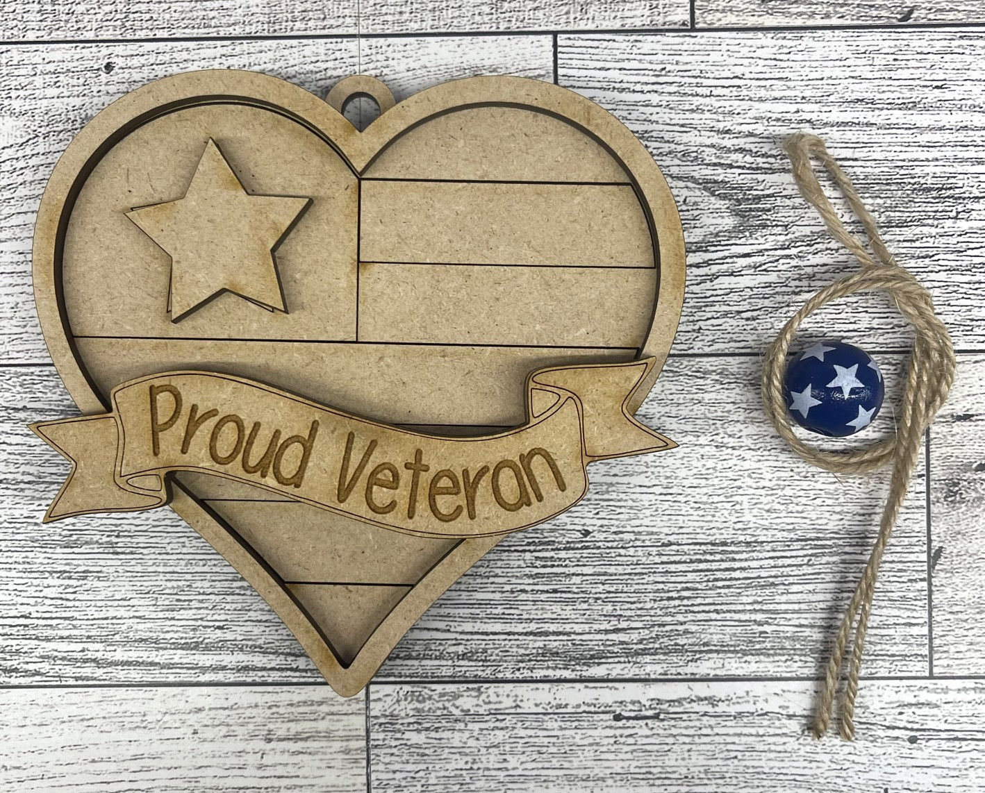 Military Ornament cutouts - unpainted wooden cutouts, ready for you to paint