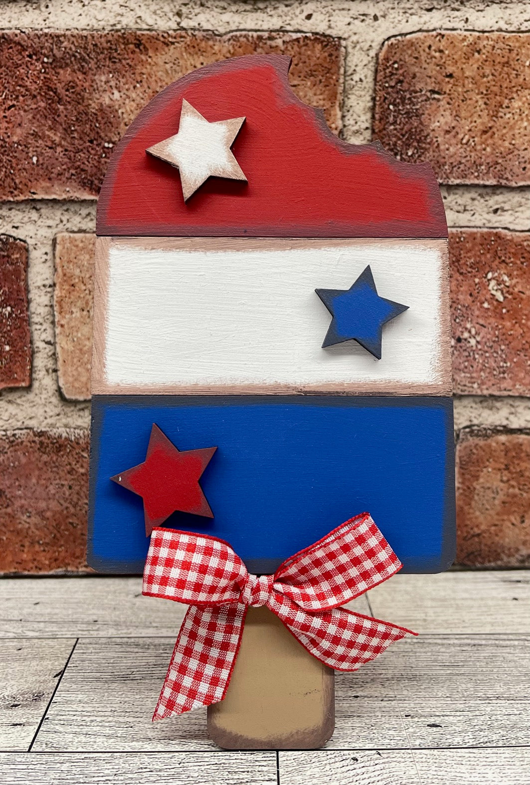 June Craft Kit - Patriotic Themed - basket and water globe not included