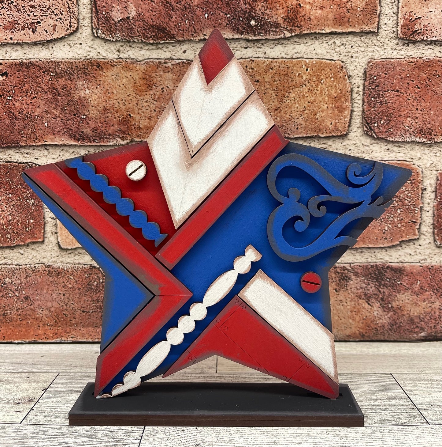 June Craft Kit - Patriotic Themed - basket and water globe not included
