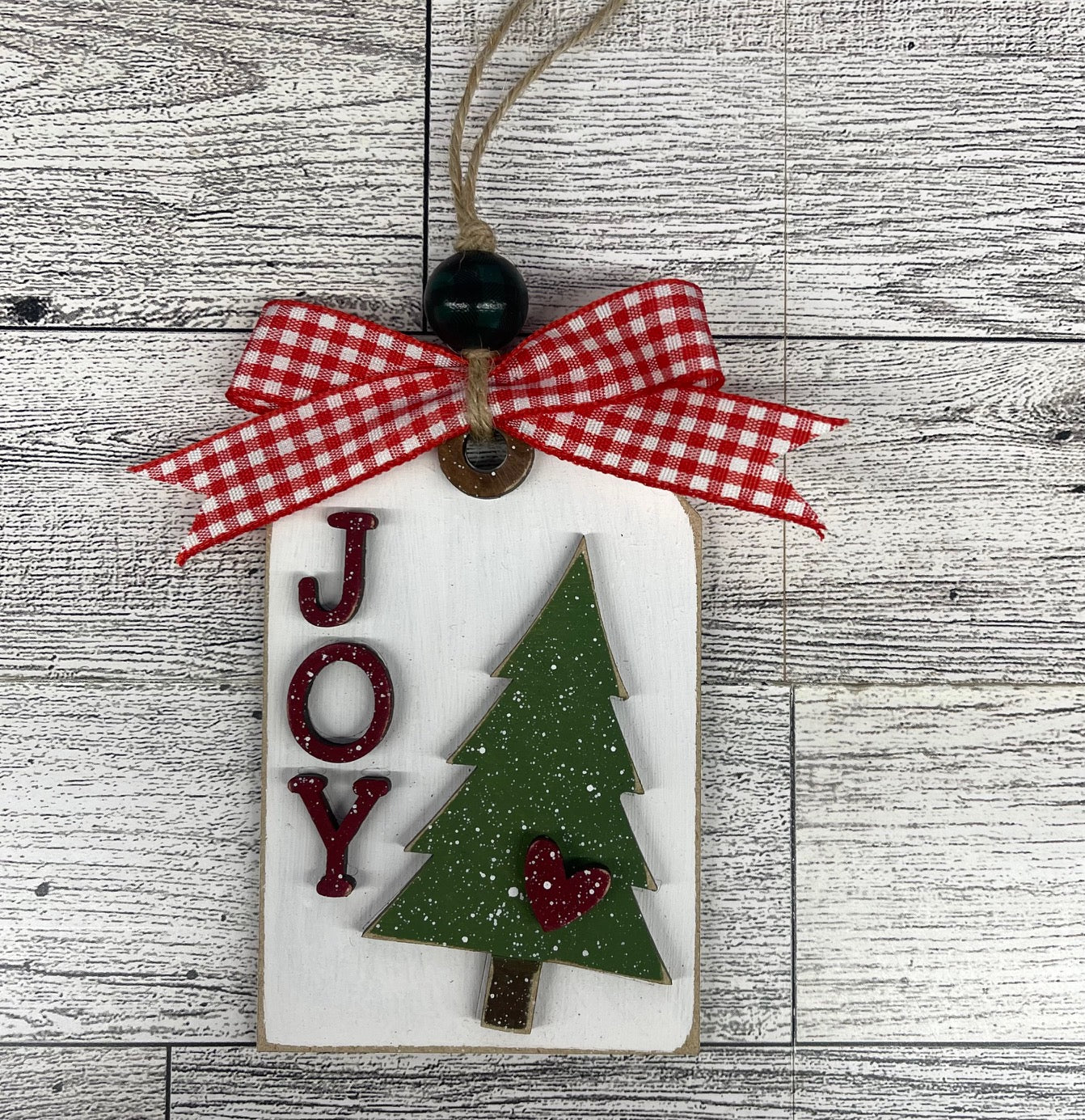 Country Christmas Tree Farm Ornaments unpainted cutouts