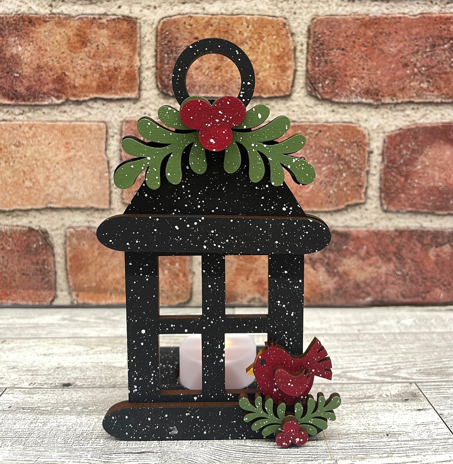 Country Christmas Tree Farm Votives unpainted cutouts