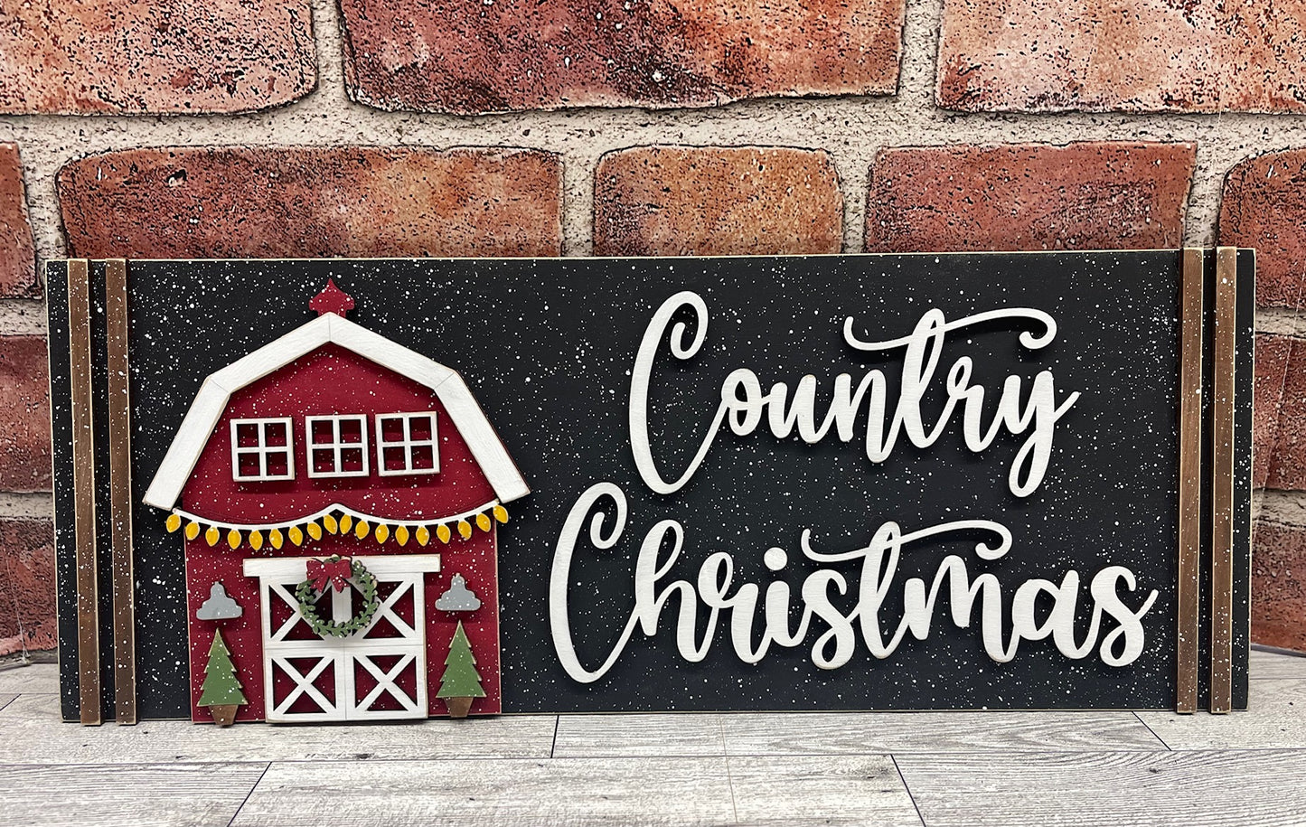 Country Christmas Tree Farm Mantle Sign unpainted cutouts