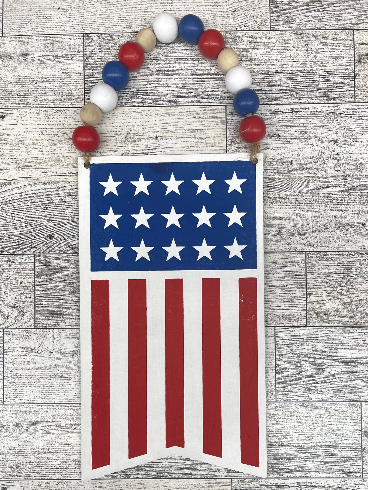 Painted Hanging Flag Sign