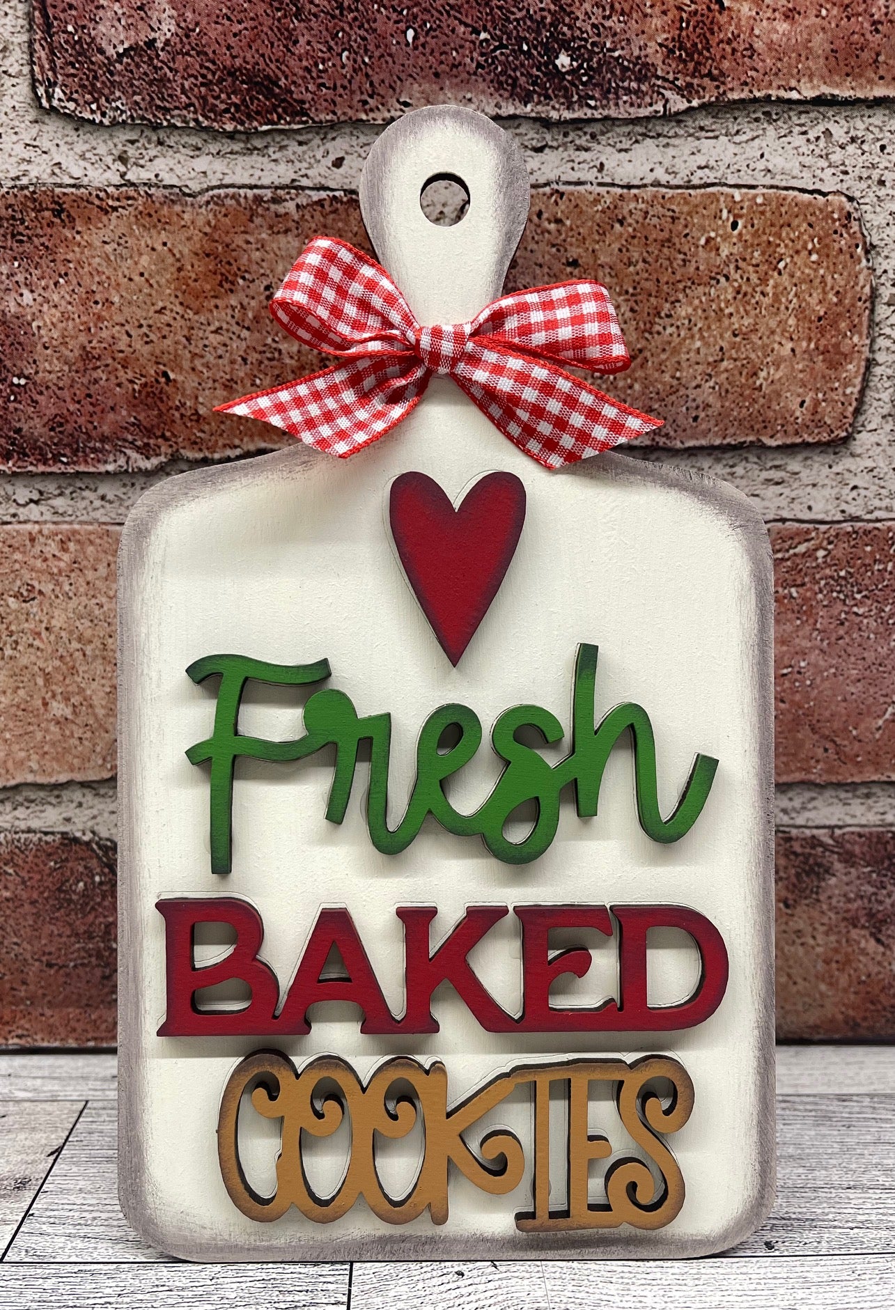 July Craft Kit - Gingerbread Themed - basket and water globe not included
