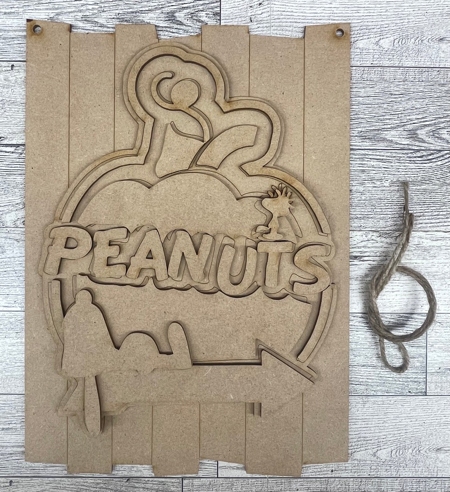 Peanuts Pumpkin Patch - Cutout unpainted wood ready for you to paint