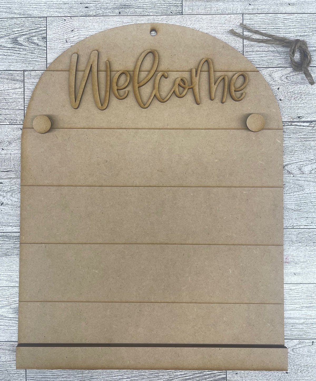 Changeable Hanging Welcome Sign for Picket Fence Inserts unpainted wood cutouts, ready for you to paint, Inserts sold separately