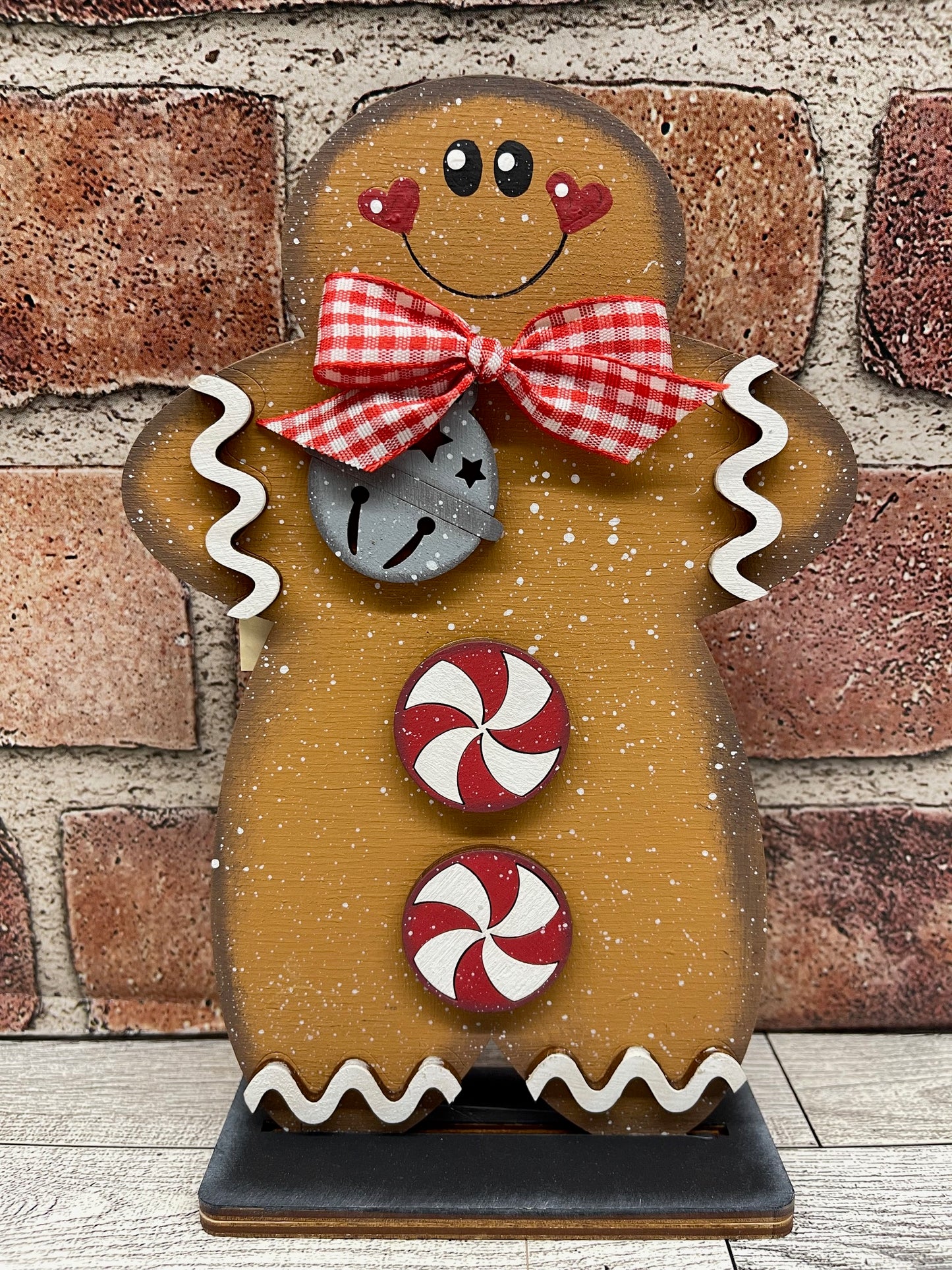 Painted - Gingerbread Man Stander