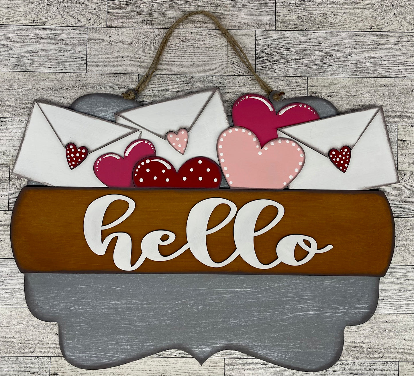 2025 January Craft Kit - Hello Door Sign and Insert only