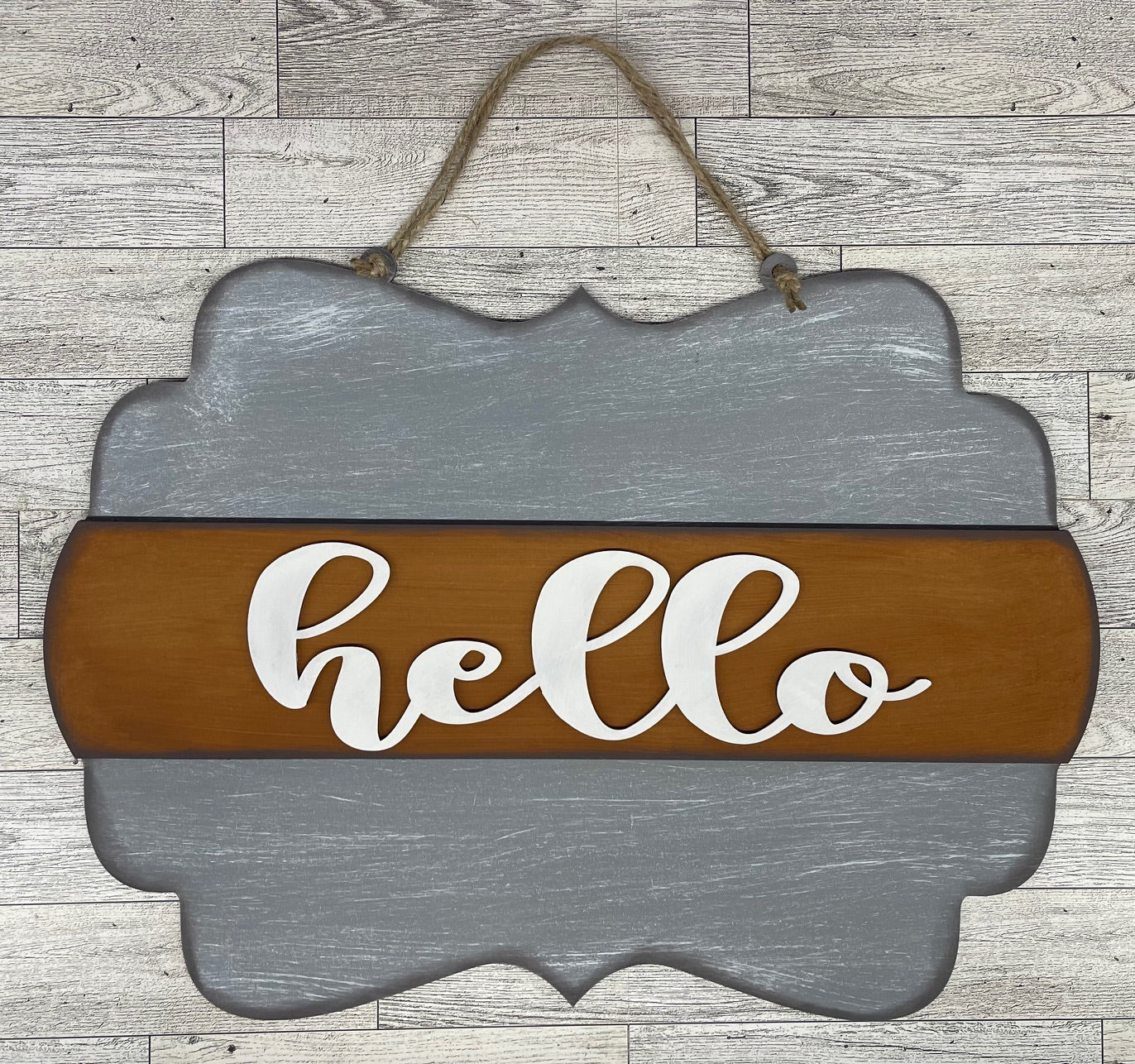 2025 January Craft Kit - Hello Door Sign and Insert only