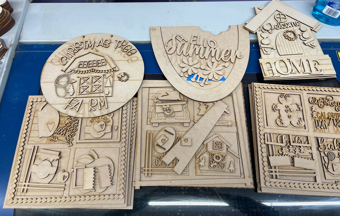 Mystery Box - Unpainted Wood Cutout Kits - Value Approx. $100