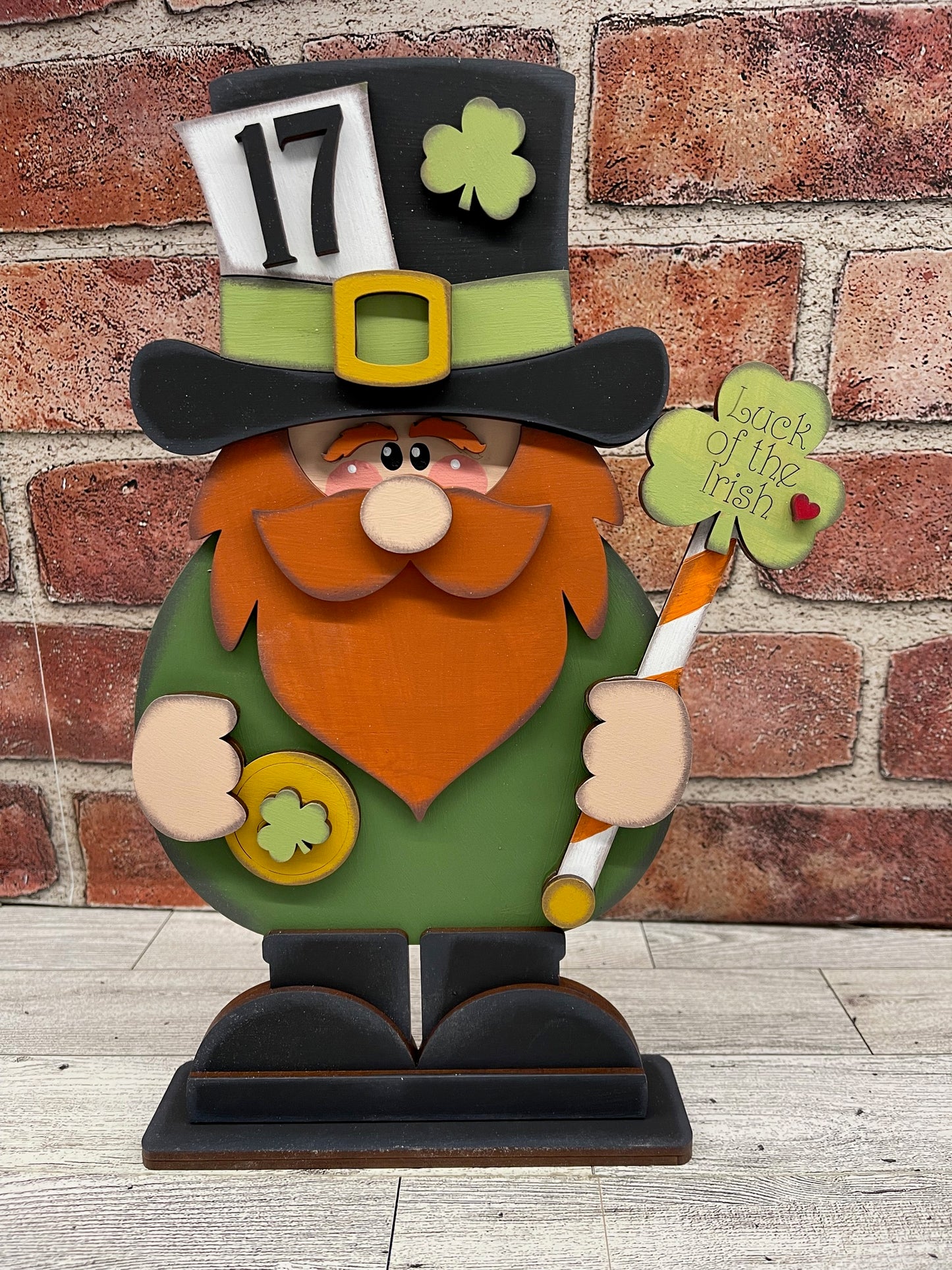 St. Patrick’s Day Gnome 2025 unpainted cutouts