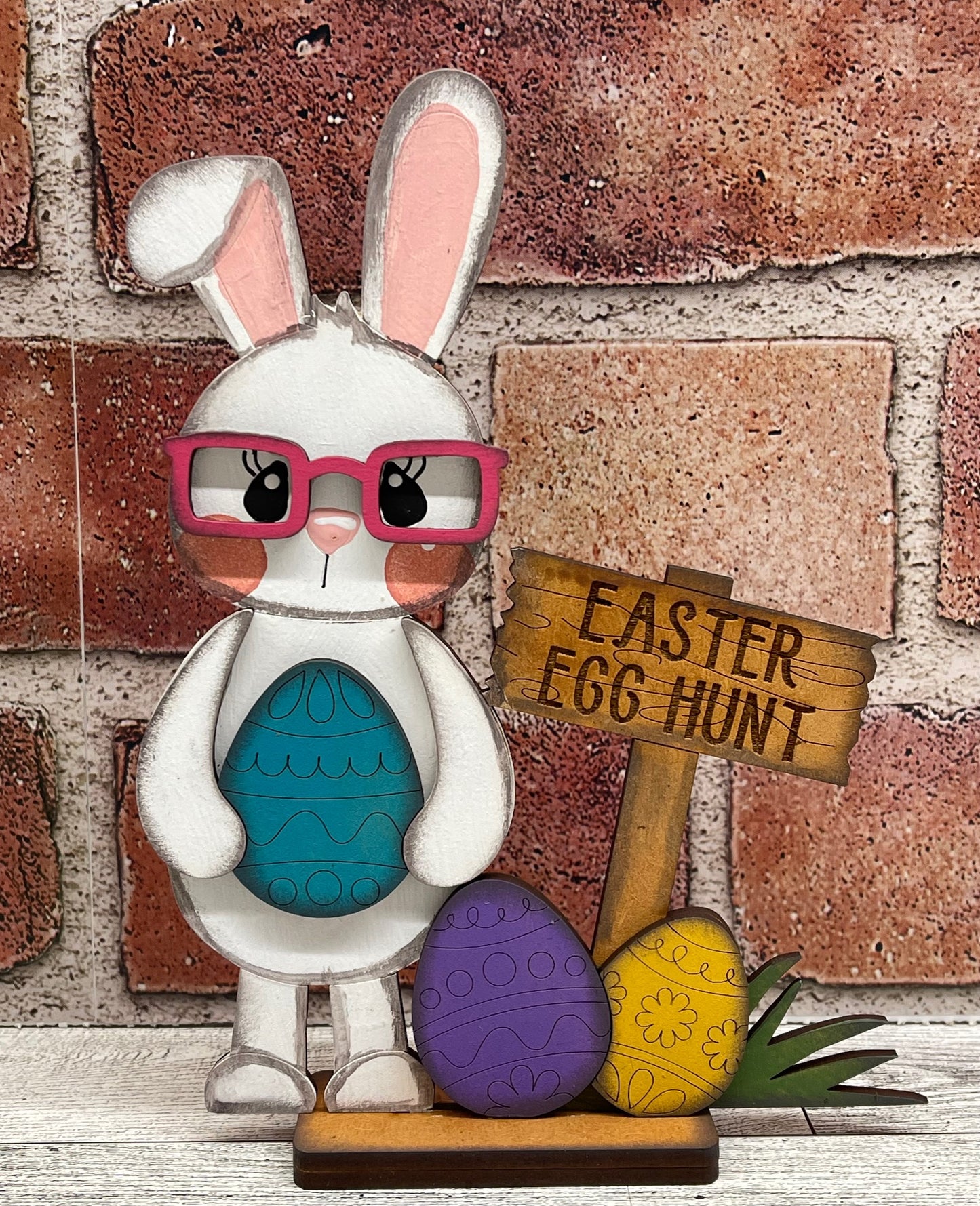 Painted Easter Bunny Standers