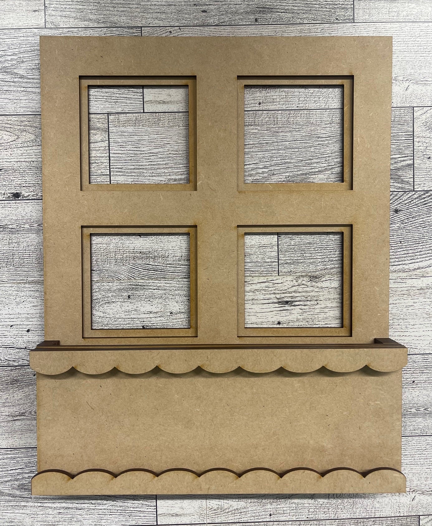Changeable Window Box unpainted wood cutouts, ready for you to paint