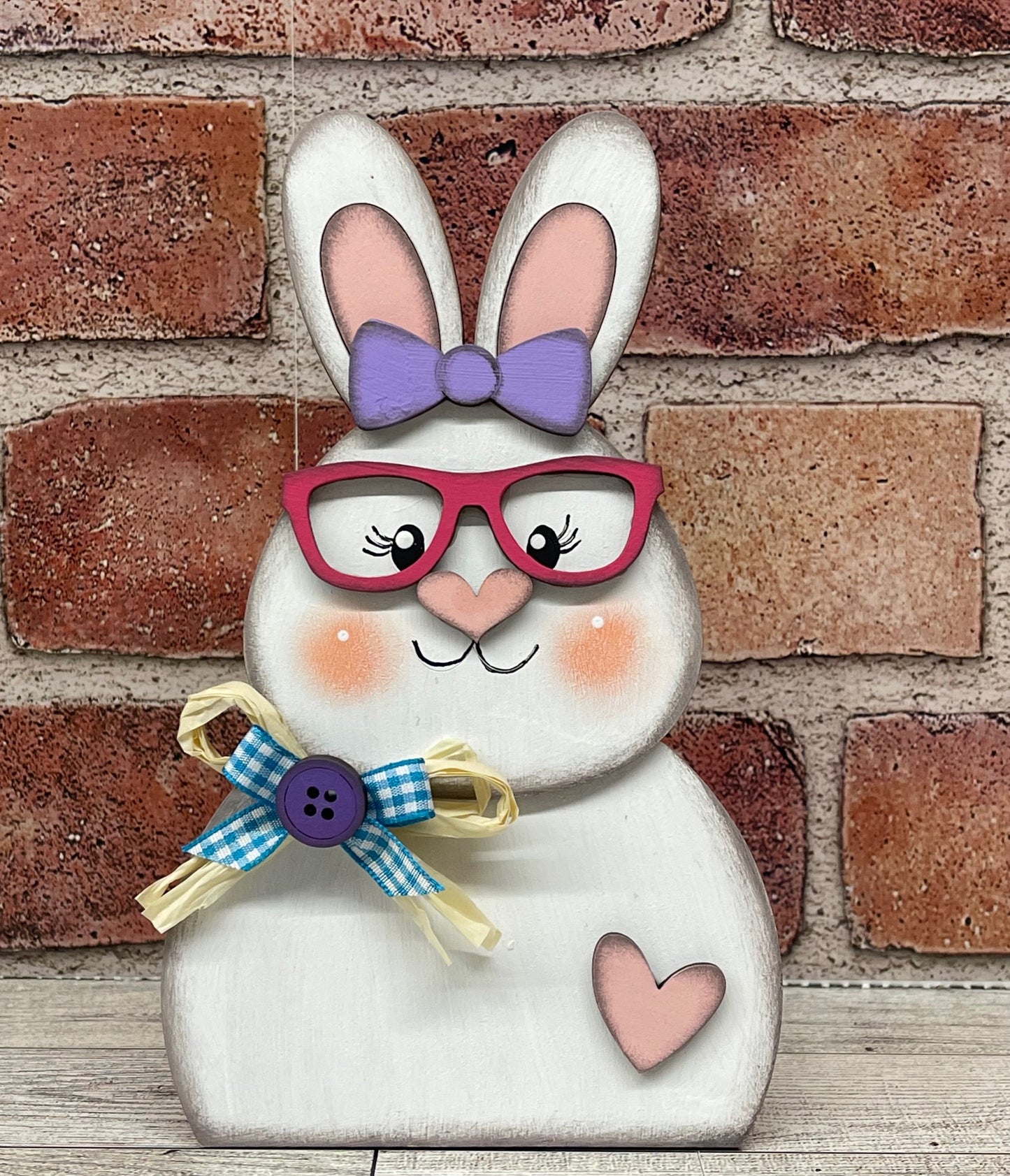Painted Bunny, Chick & Lamb Easter Stander