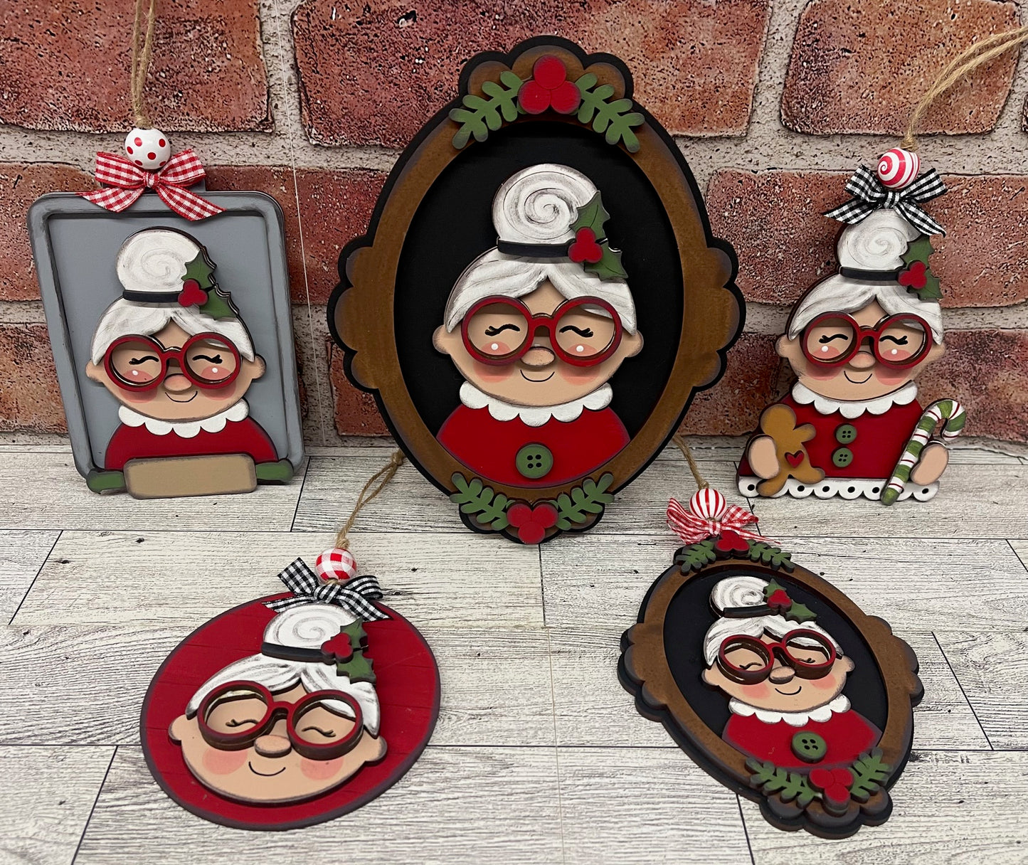 April - Dar's Christmas Craft Club - unpainted wood cutouts, ready for you to paint