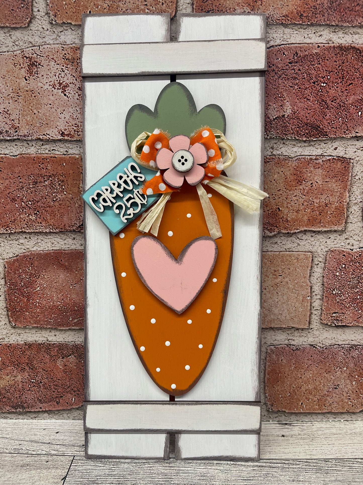 Painted Bunny Tabletop Pallet - Easter Prim Collection