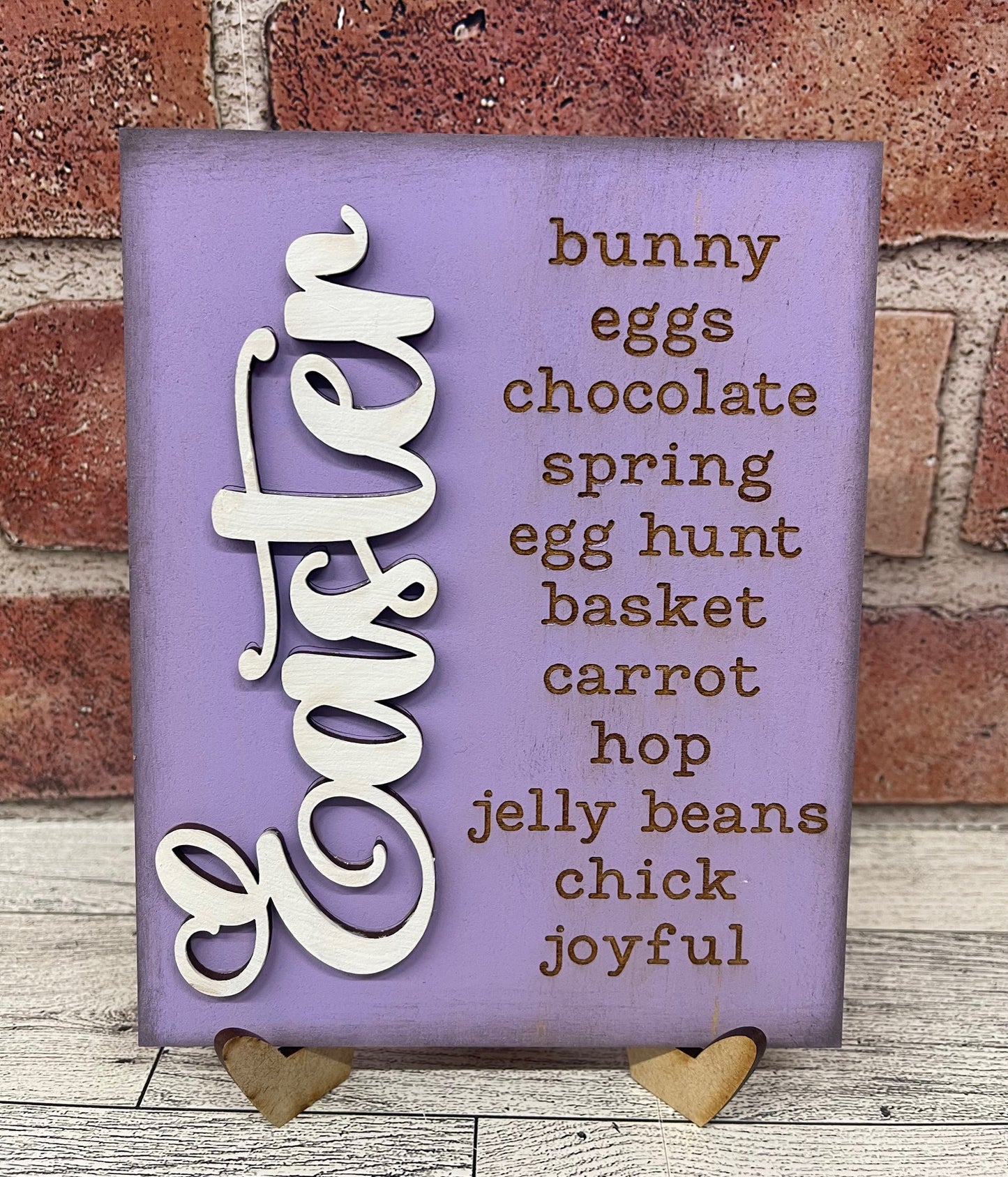 Painted Prim Easter Collection Sign Trio