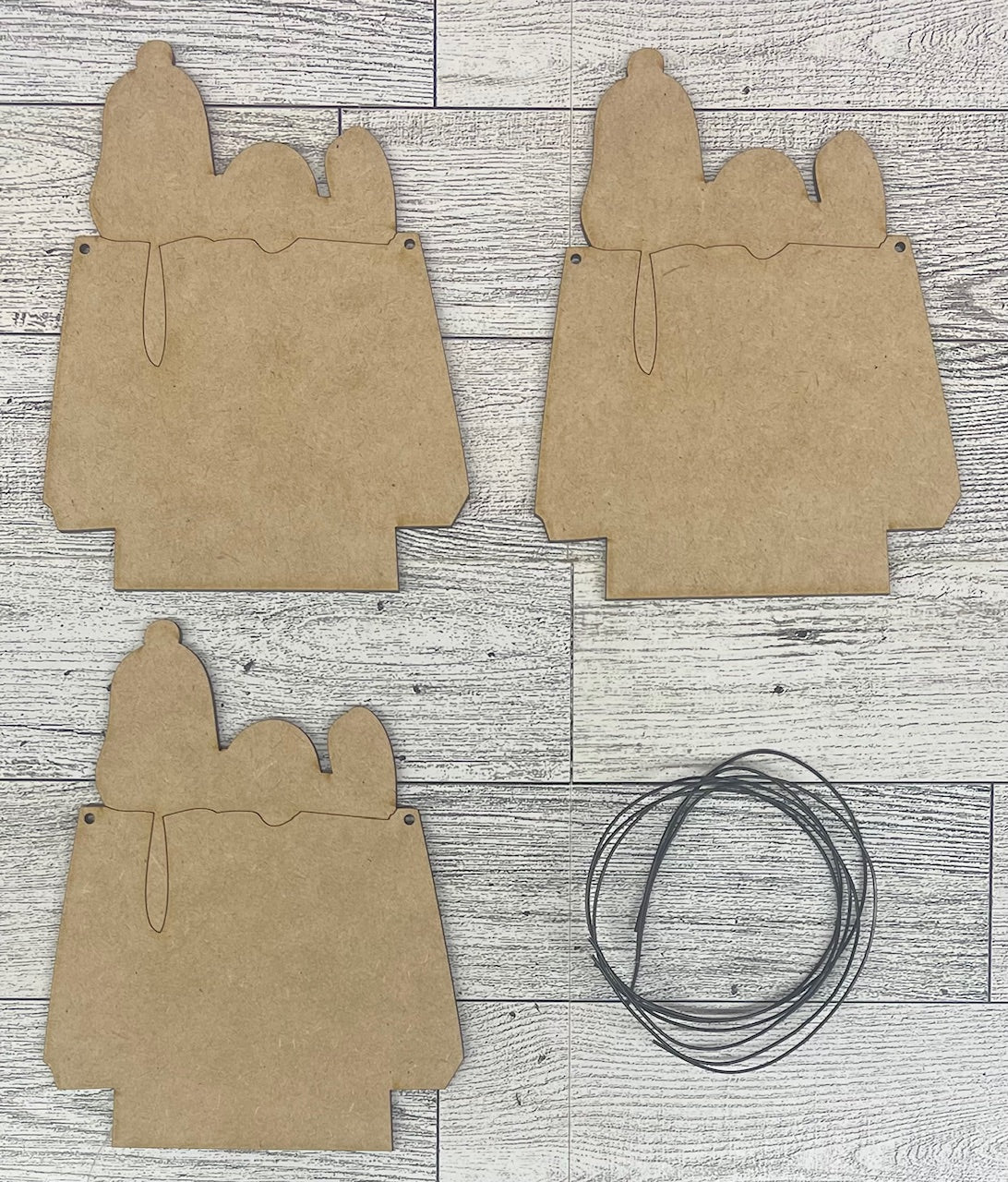 Snoopy Dog House - Peanuts Gang Cutout unpainted wood ready for you to paint (Copy)