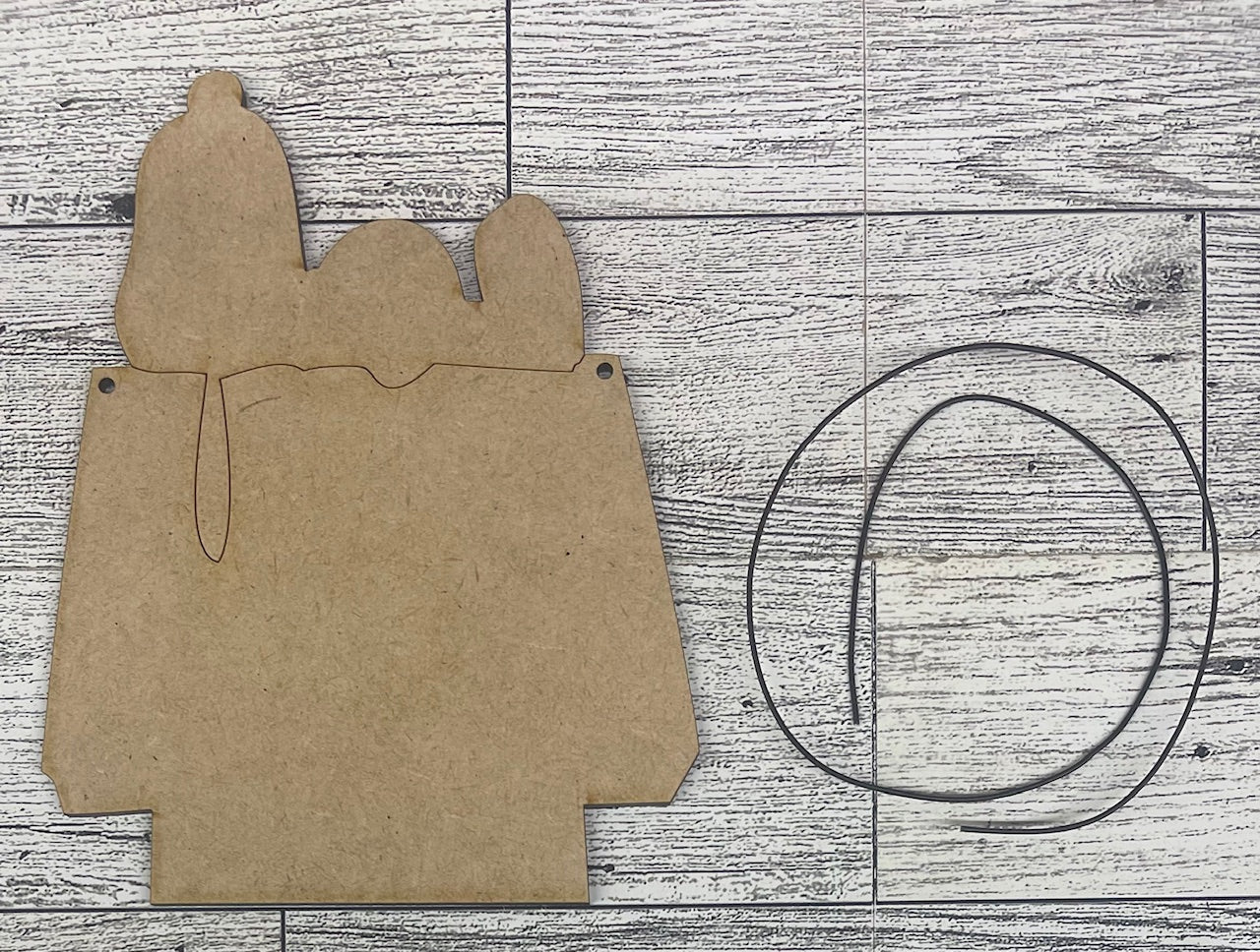 Snoopy Dog House - Peanuts Gang Cutout unpainted wood ready for you to paint (Copy)