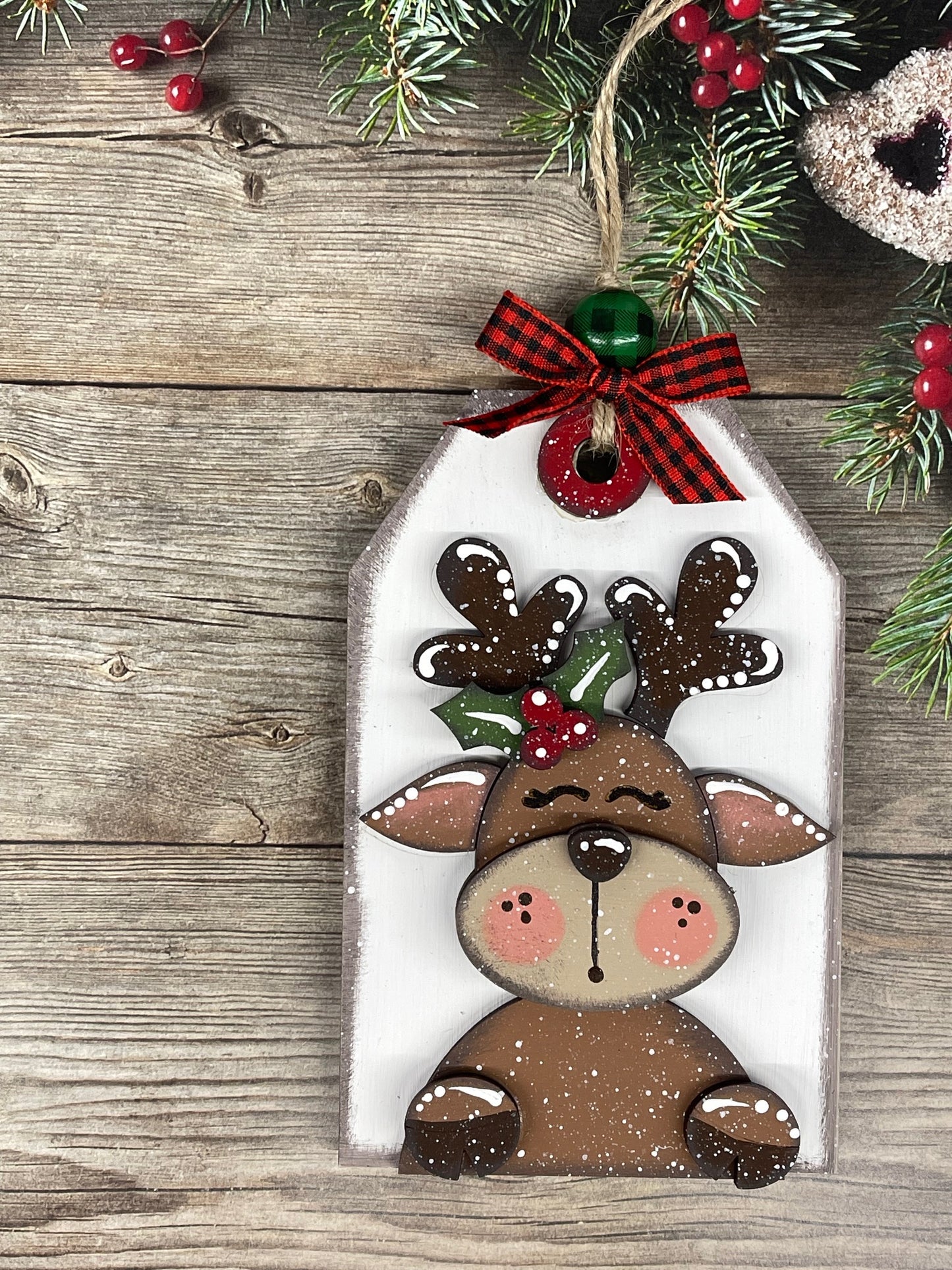 June - Dar's Christmas Craft Club - unpainted wood cutouts, ready for you to paint
