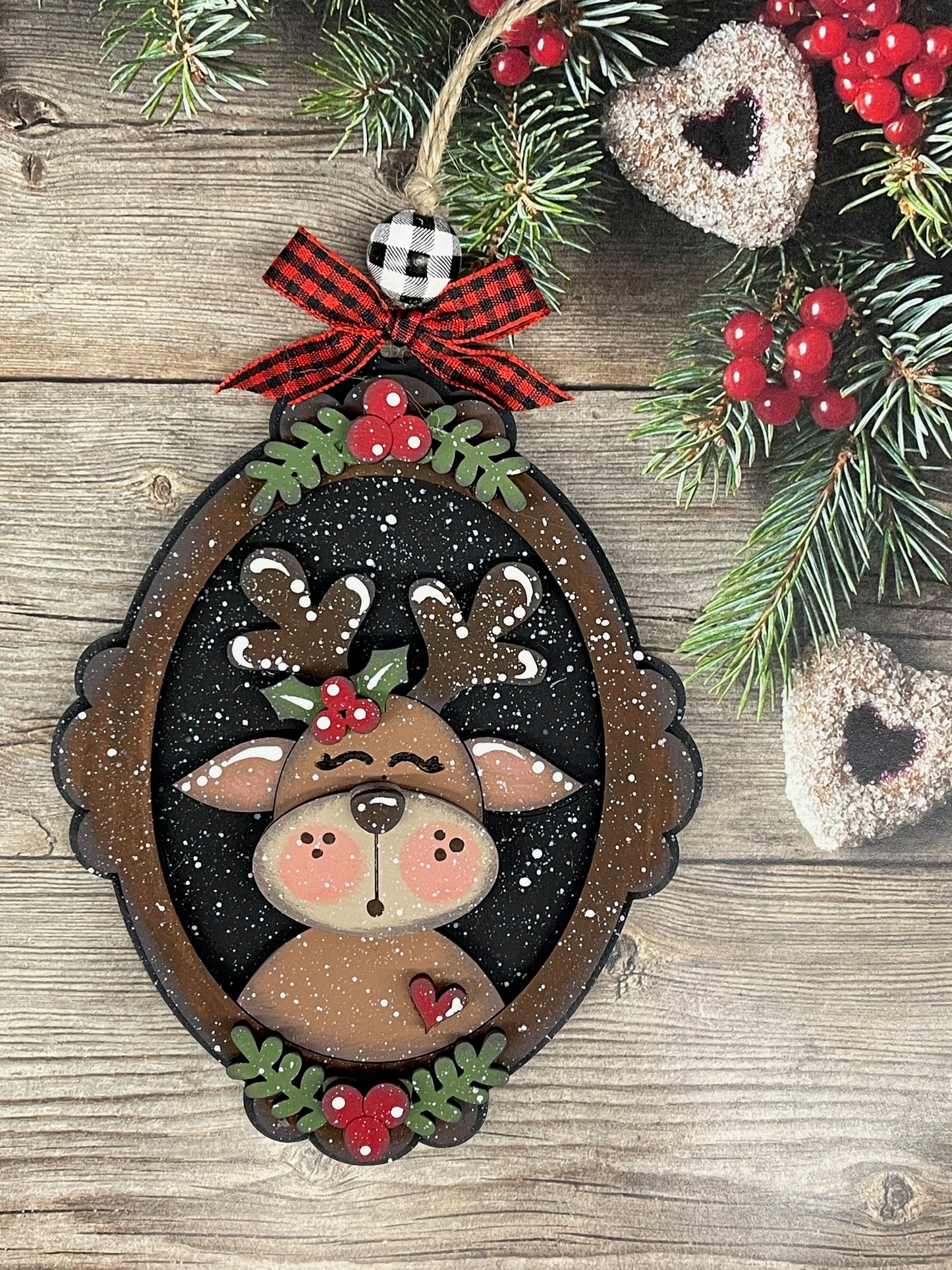 June - Dar's Christmas Craft Club - unpainted wood cutouts, ready for you to paint