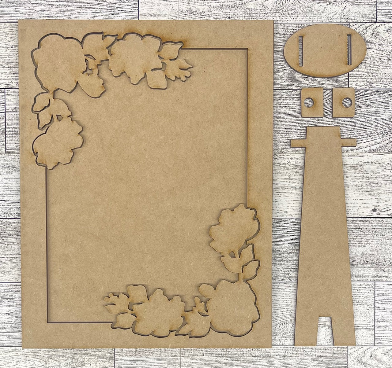 Those We Love sign - unpainted wooden cutouts, ready for you to paint