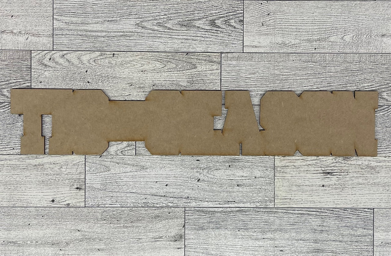 Tis the Season - Football cutouts - unpainted wooden cutouts, ready for you to paint