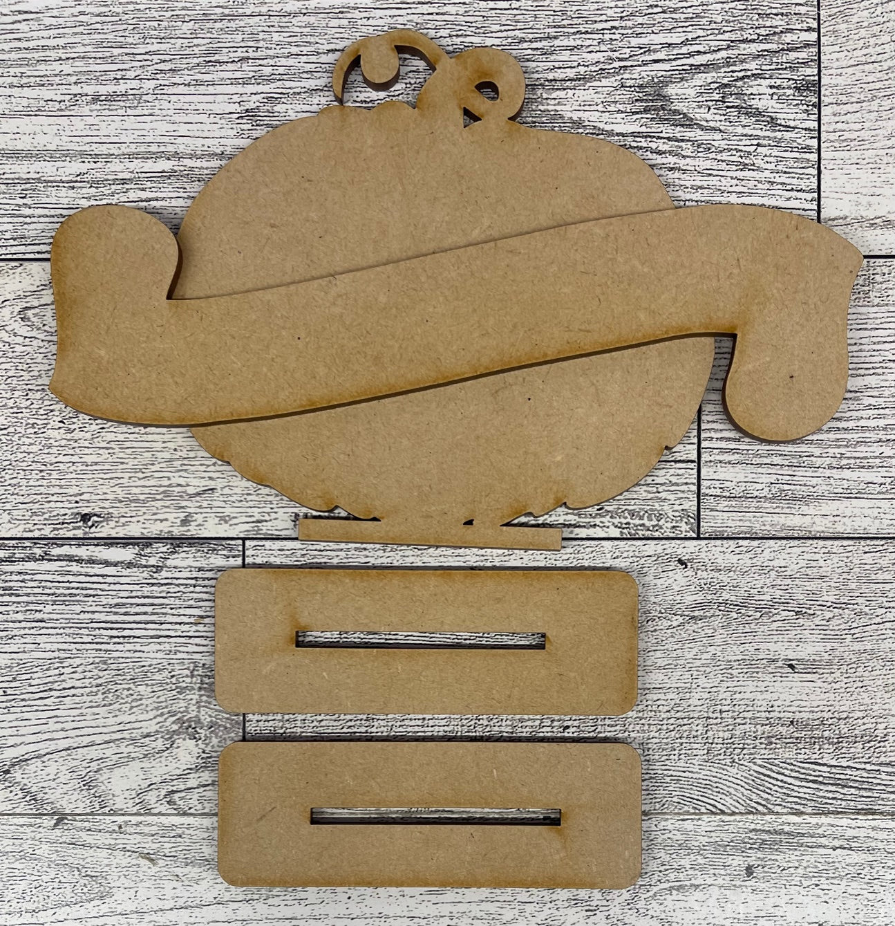 Happy Thanksgiving Pumpkin cutouts - unpainted wooden cutouts, ready for you to paint