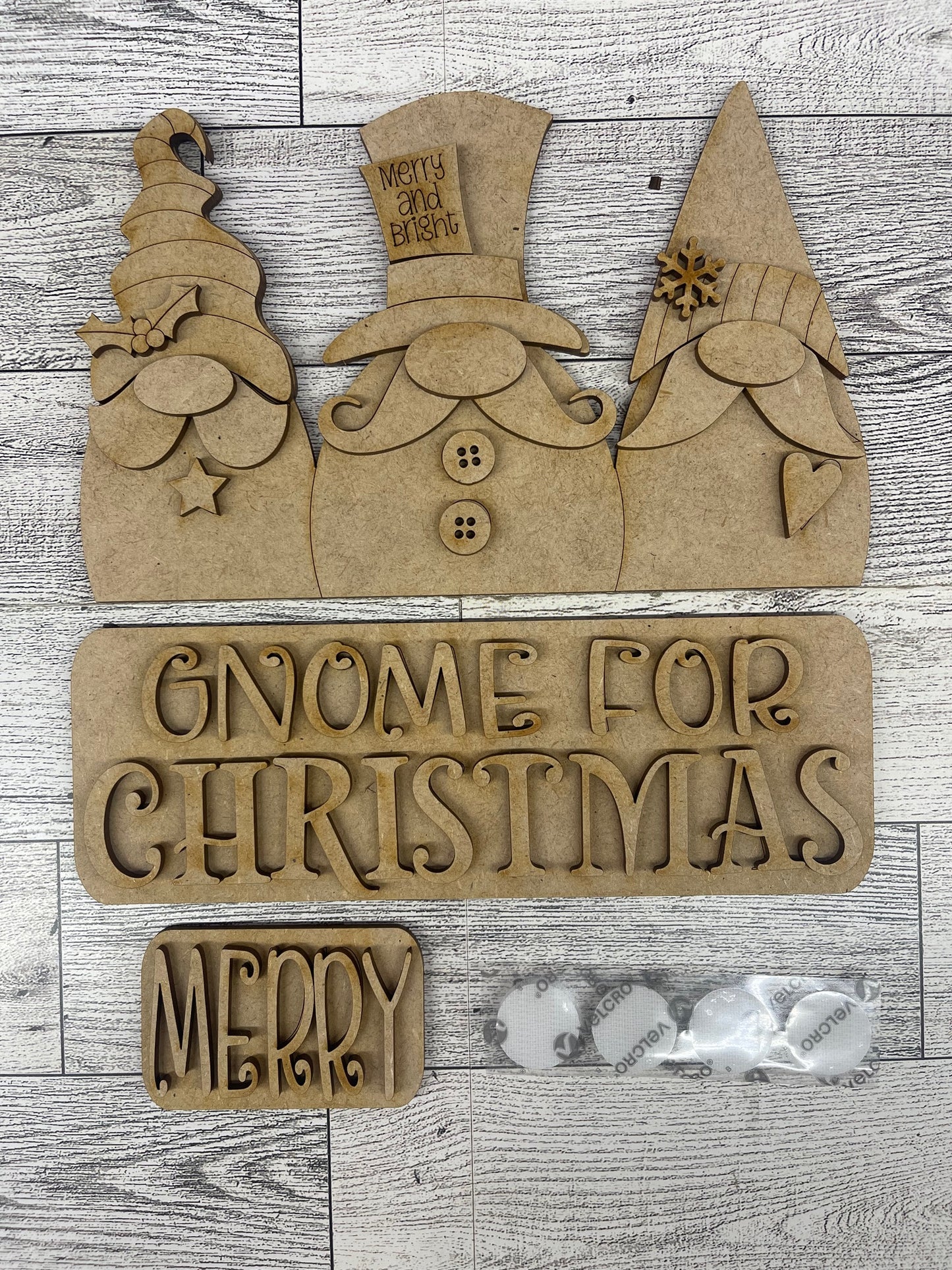Day 24 - Christmas in July - Gnome for Christmas Truck Insert - Ready for you to paint