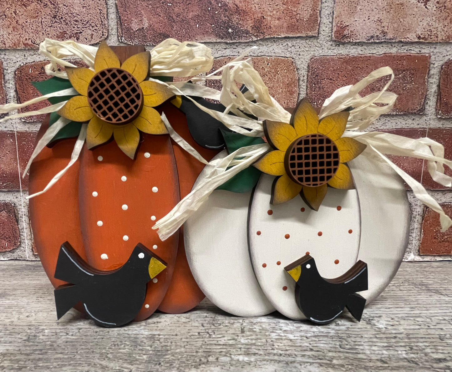 Chunky Pumpkins DIY Kit - unpainted wood cutouts