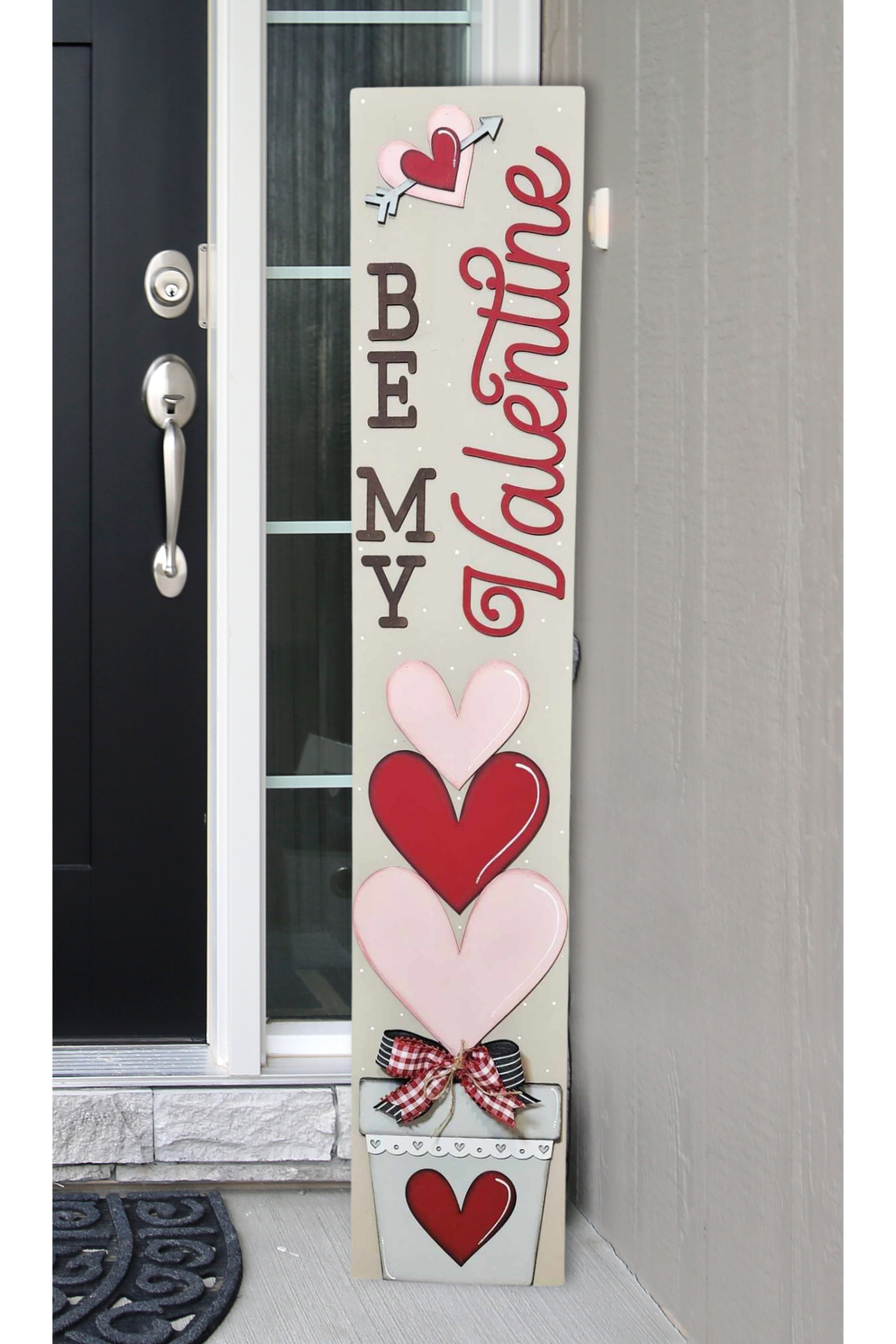 Be My Valentine Porch Leaner Wood Cutouts unpainted ready for you to paint - backer board not included