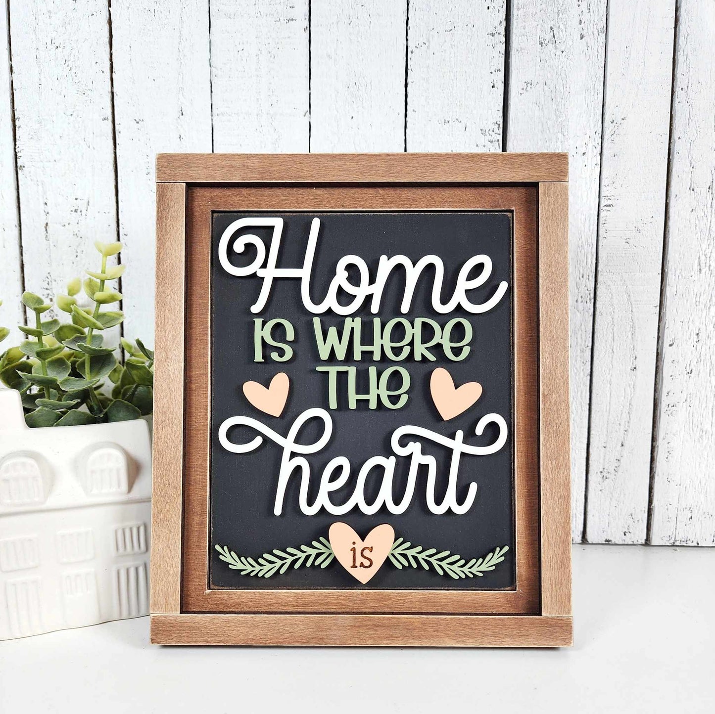 Family Home Collection Sign Trio - unpainted cutouts