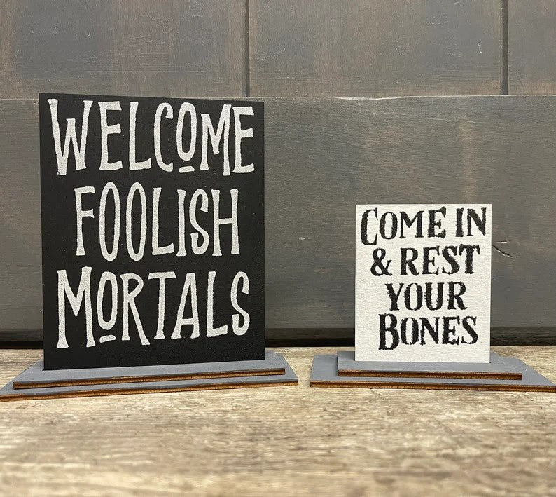 Halloween Houses add on cutouts, unpainted wood cutouts, ready for you to paint