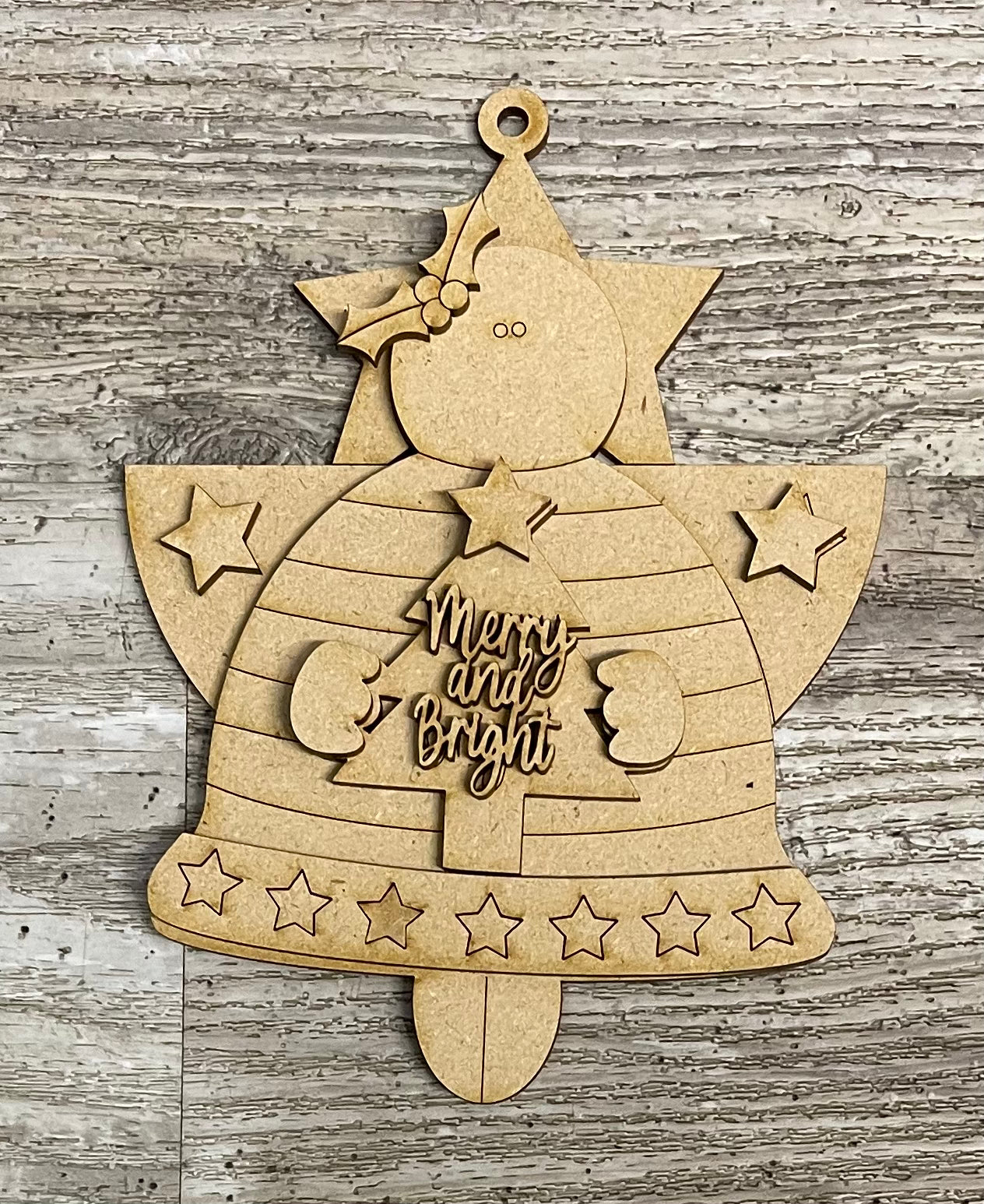 3 Christmas Angel Ornaments, 8 inches tall, wood cutouts, unpainted ready for you to finish