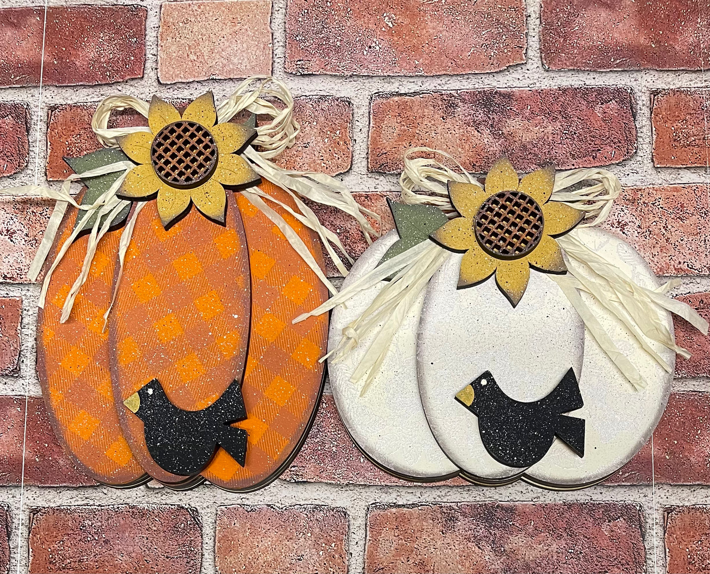Large Chunky Pumpkins DIY Kit - unpainted wood cutouts