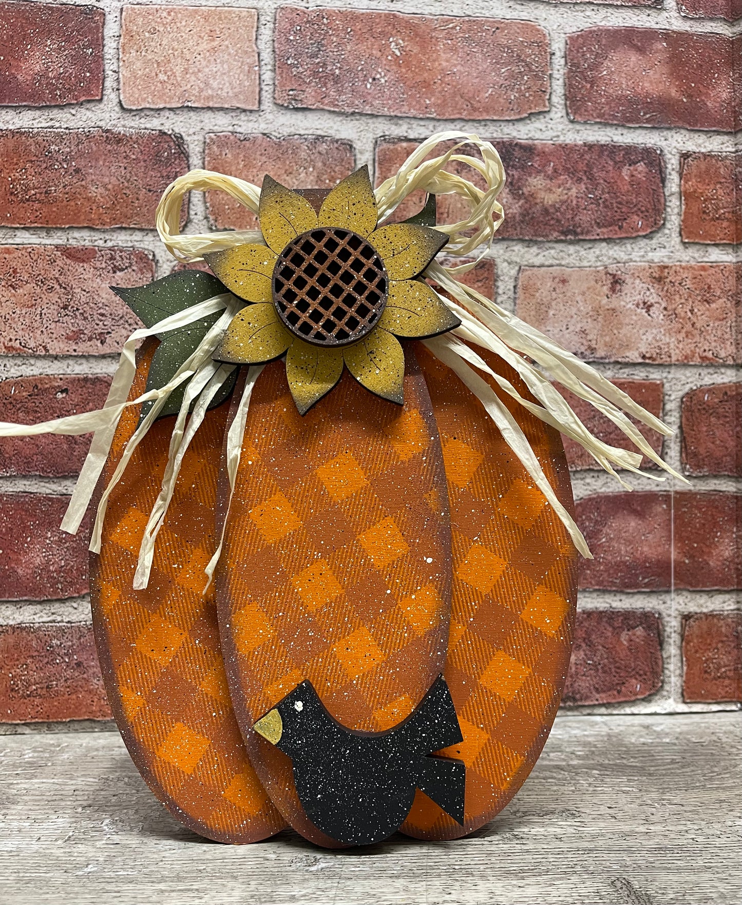 Large Chunky Pumpkins DIY Kit - unpainted wood cutouts