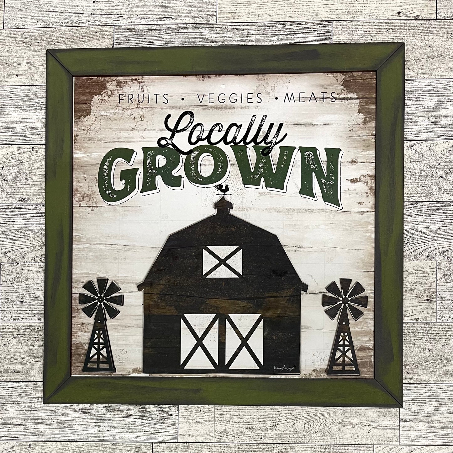 Farm Life and Locally Grown Sign cutouts, unfinished cutouts with or without Round Door sign piece
