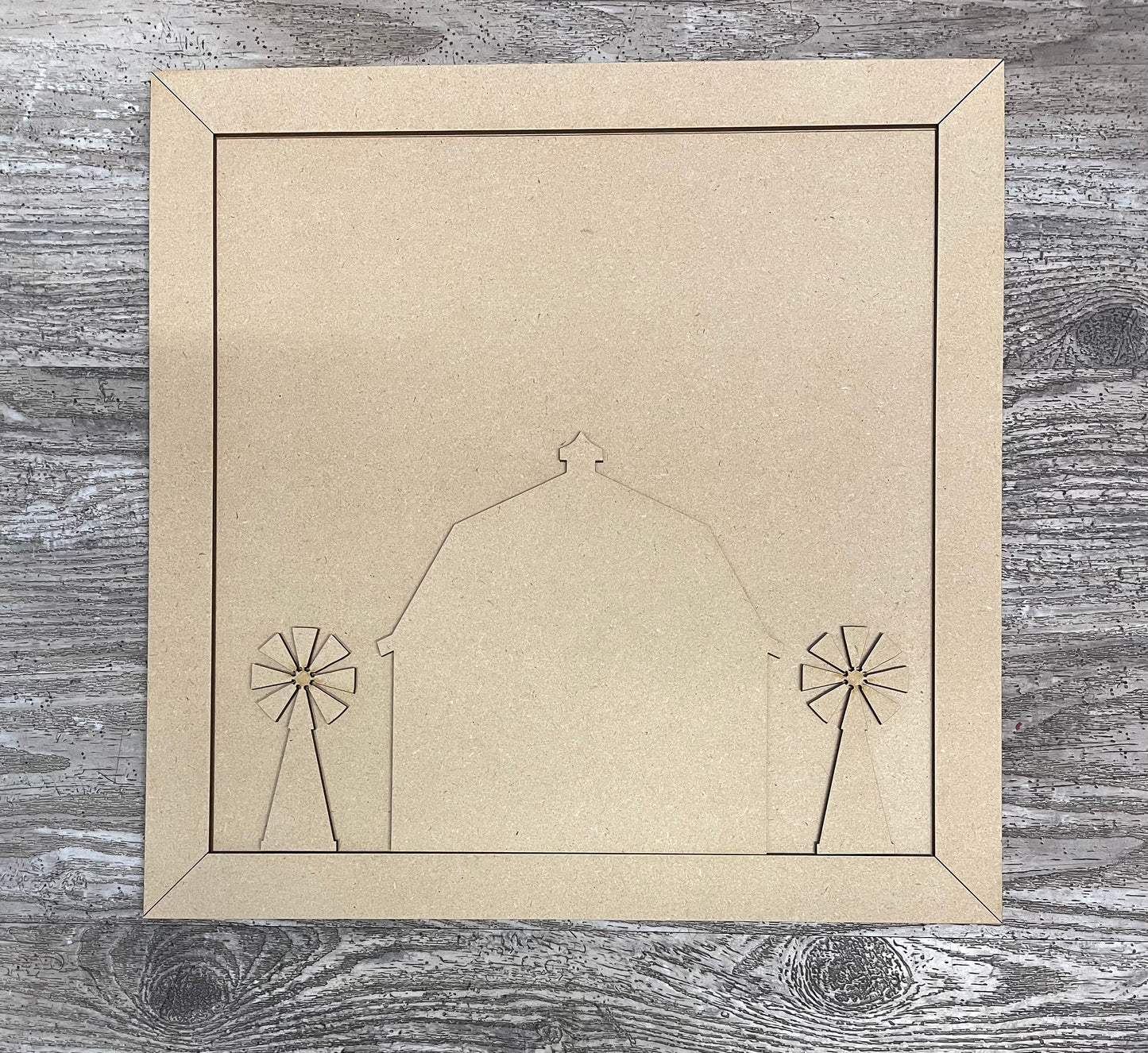 Farm Life and Locally Grown Sign cutouts, unfinished cutouts with or without Round Door sign piece