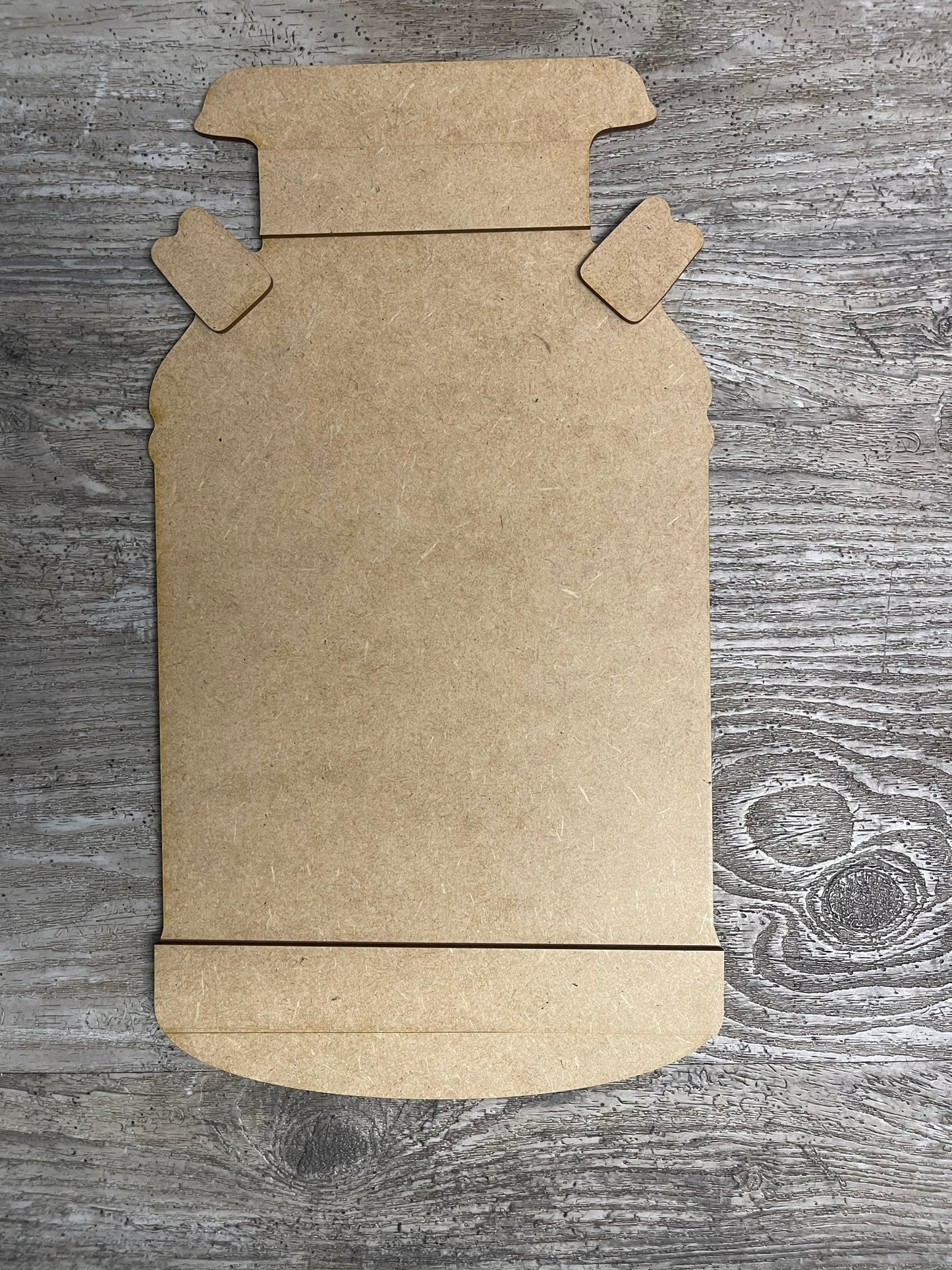 Milk Can only cutout - unpainted wooden cutouts, ready for you to paint