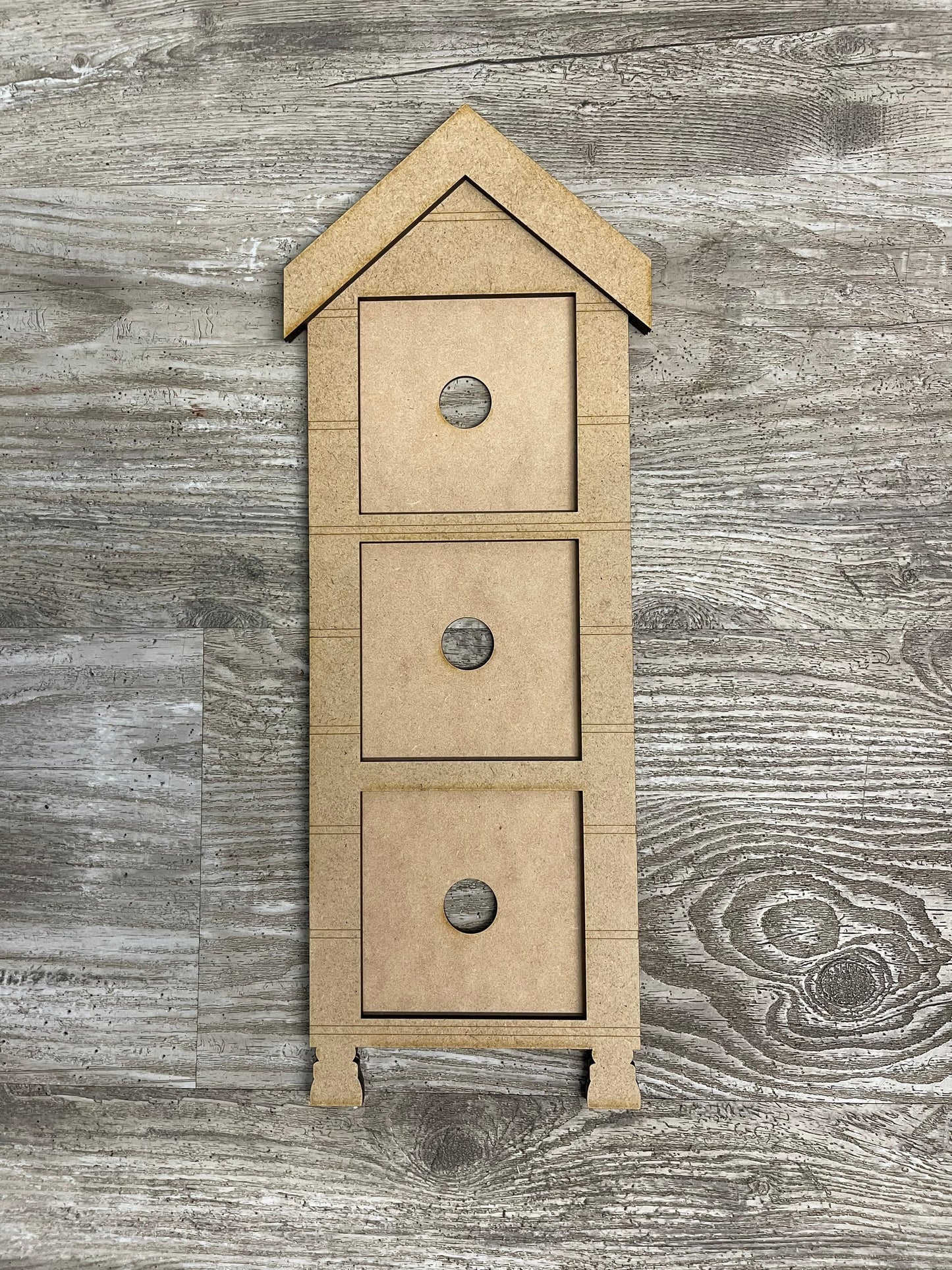 Leaning Ladder Only Kit, DIY Unpainted Wooden Kit, DIY Leaning Ladder Kit